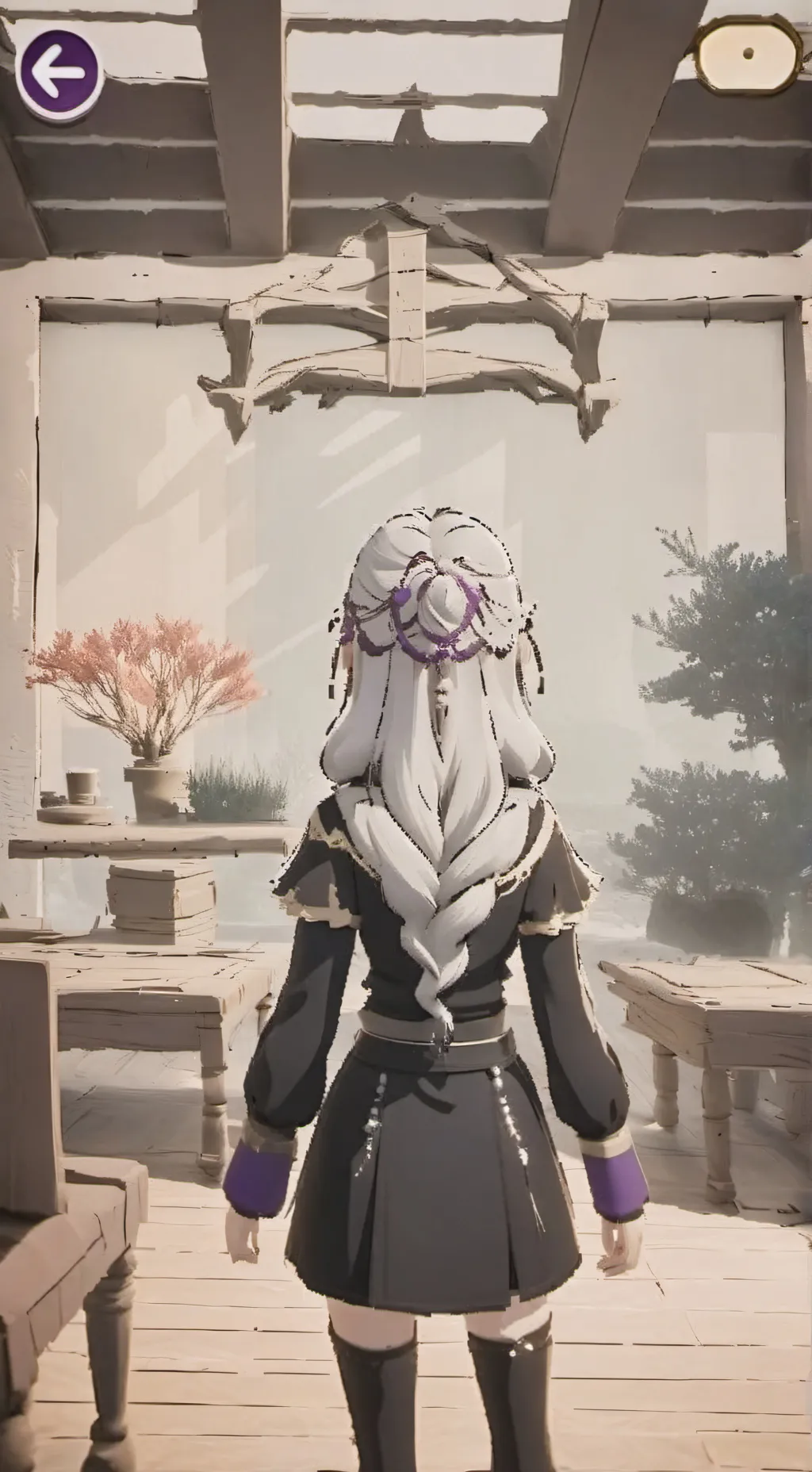 ai character: Cute woman background