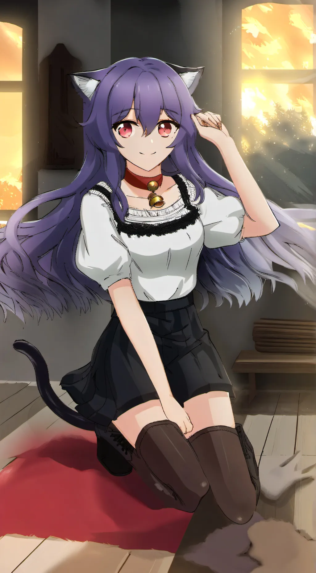 ai character: Luna background