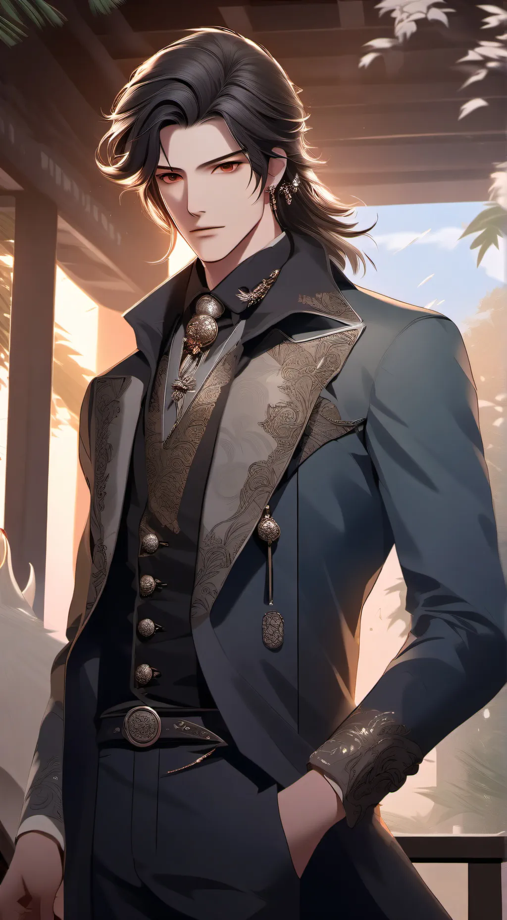 ai character: Max background