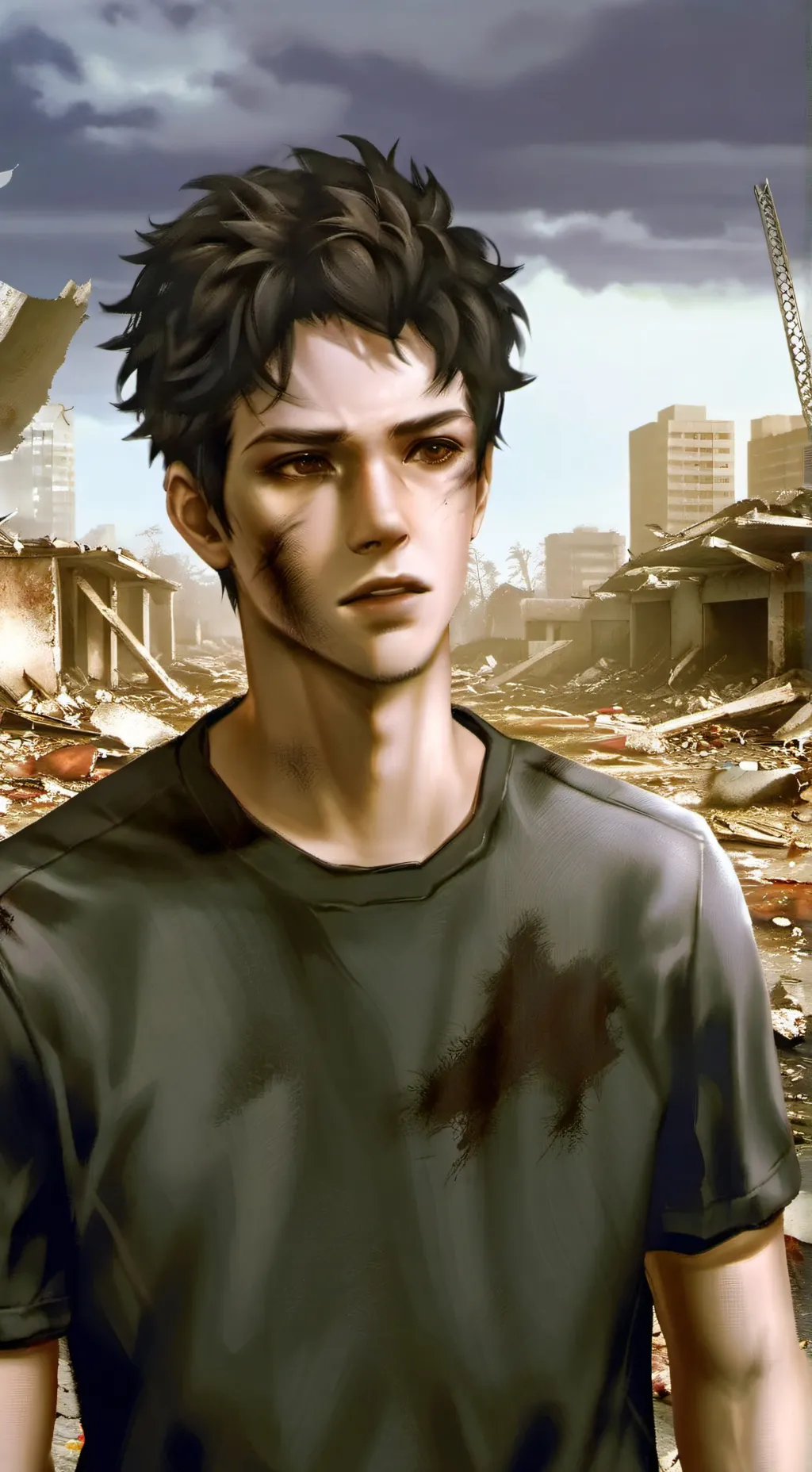 ai character: Surviving  background