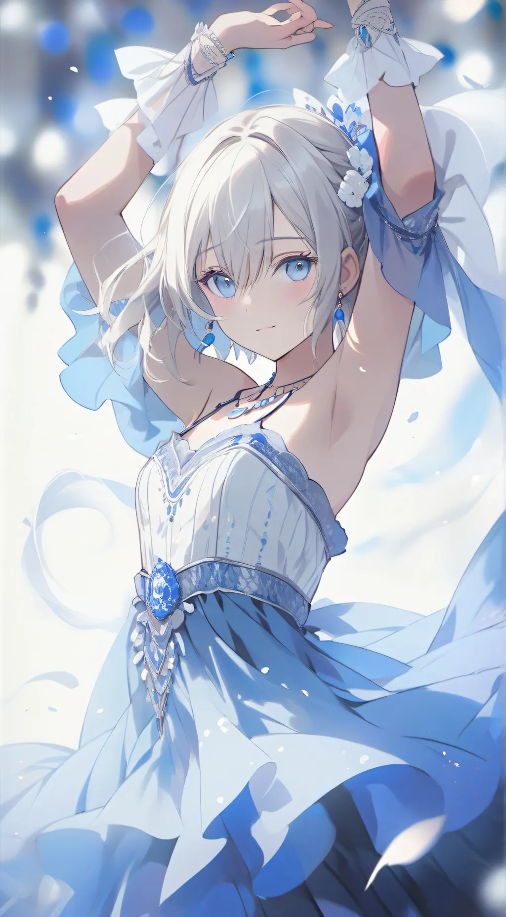 ai character: ethereal  background