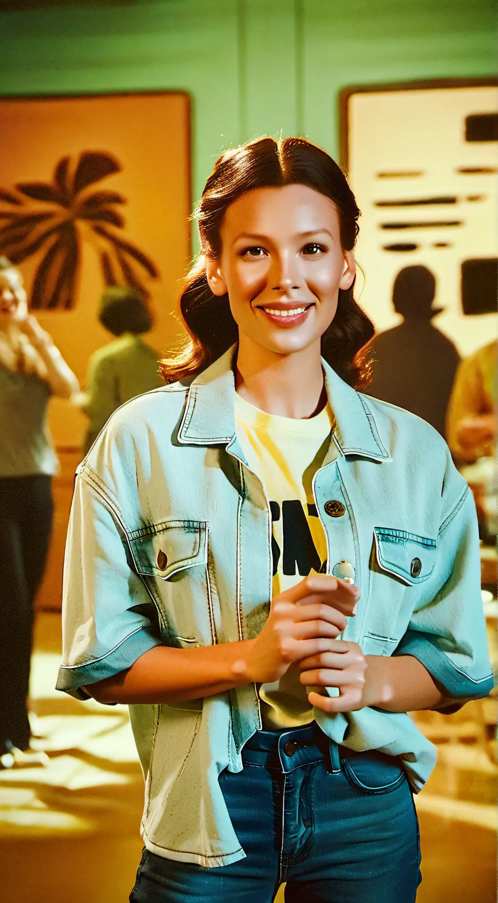 ai character: actors room background