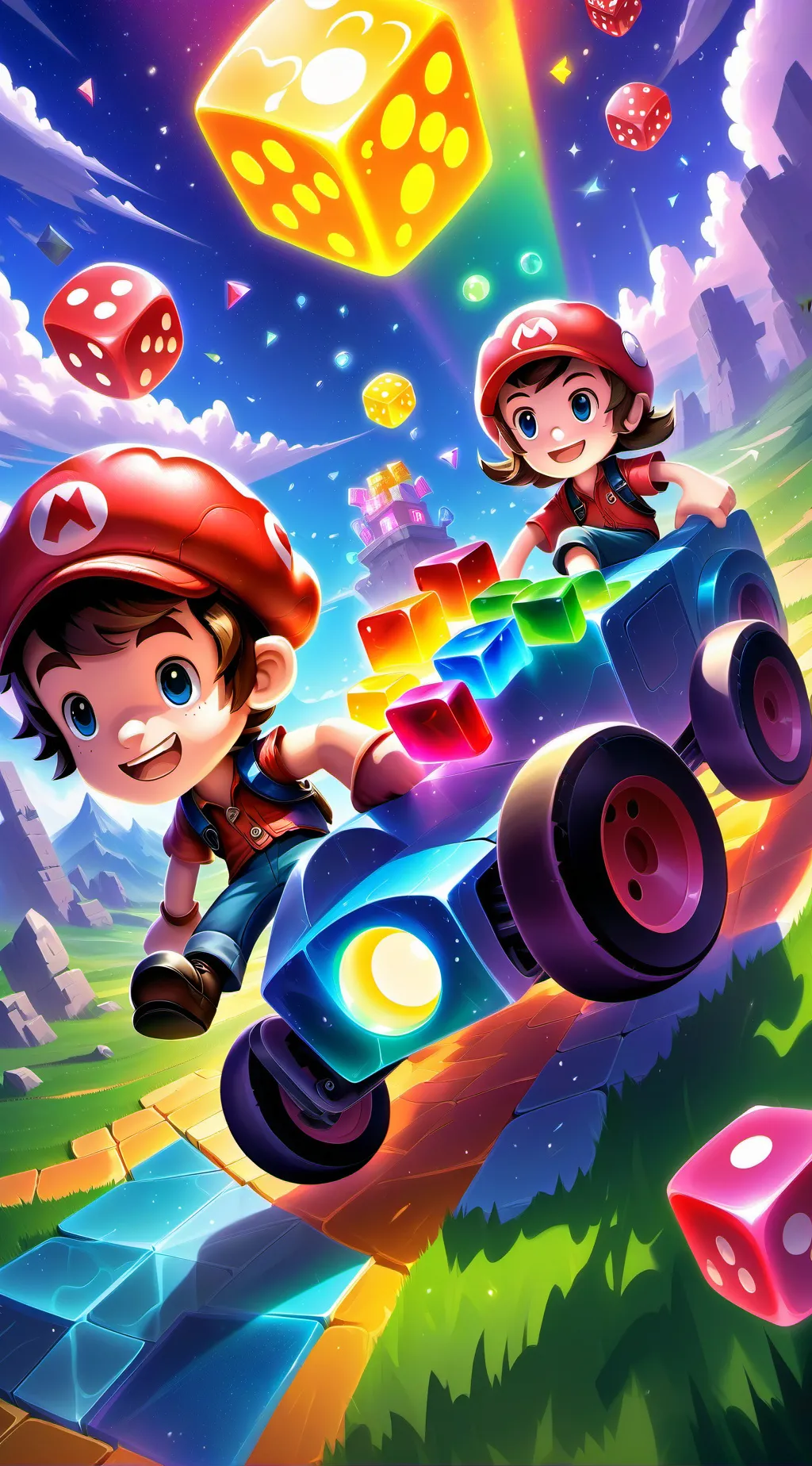 ai character: the game world background