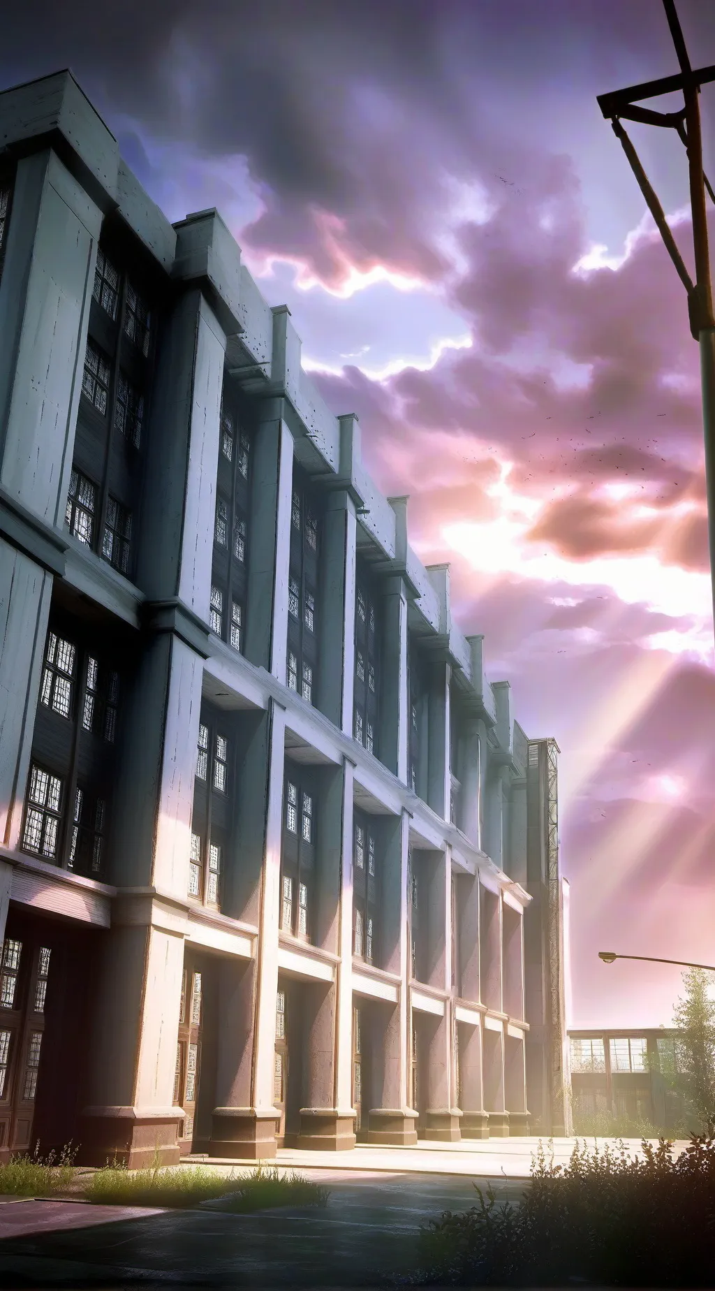 ai character: SCHOOL DRAMA ISH background