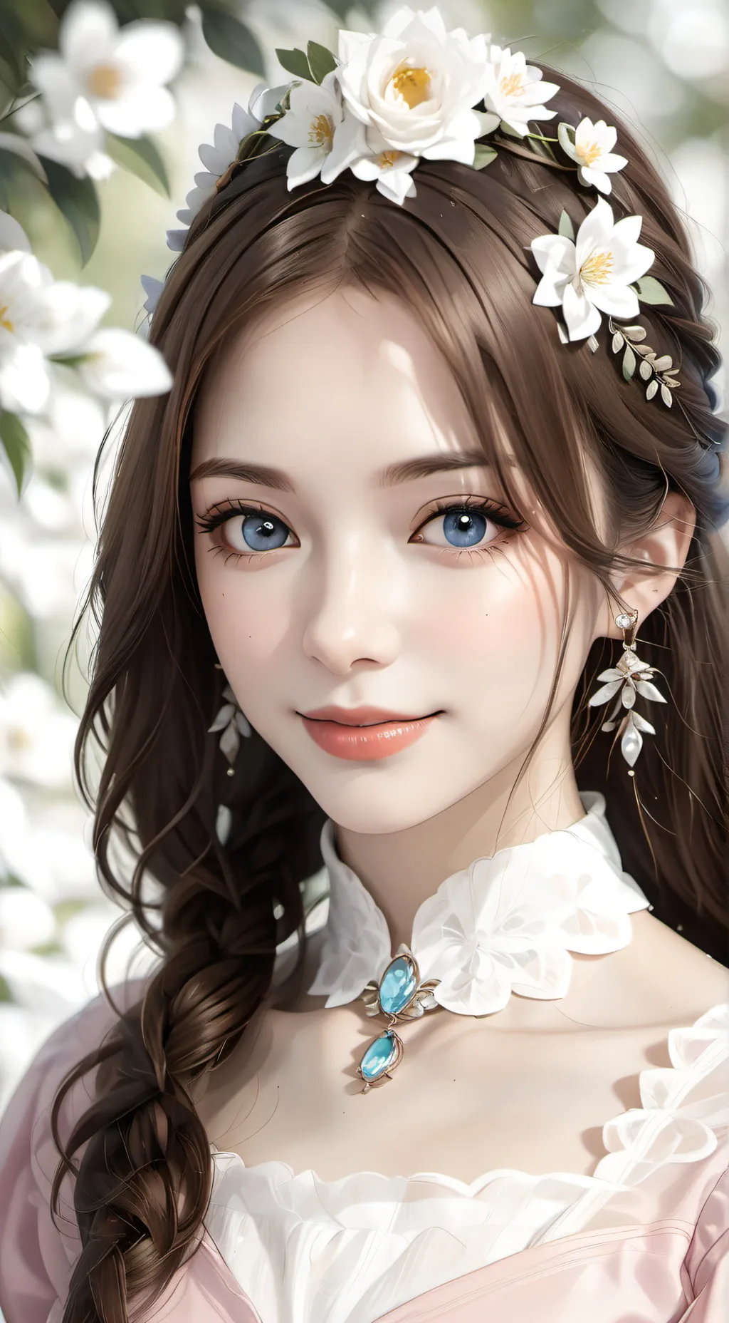 ai character: Rose background