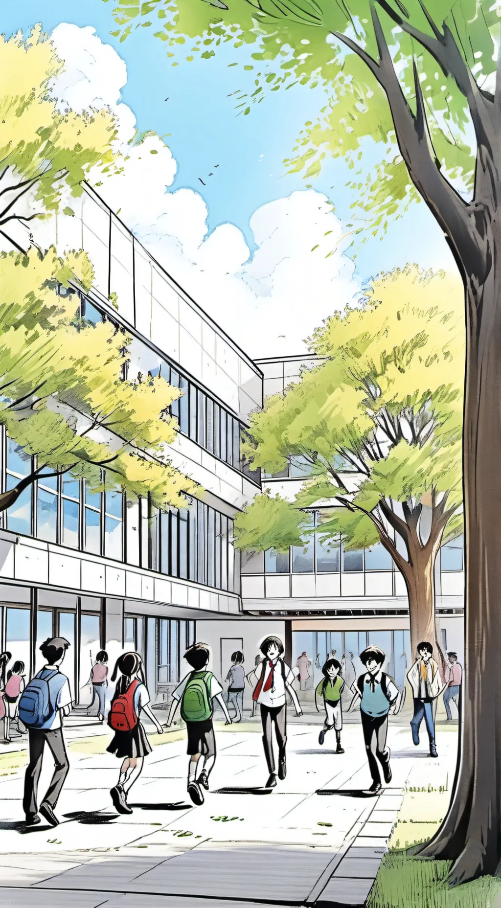 ai character: colegio hb background