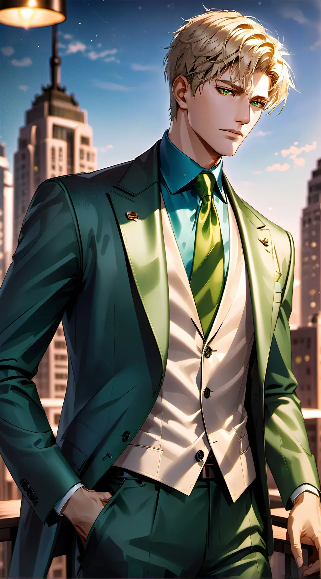 ai character: Xavier  background