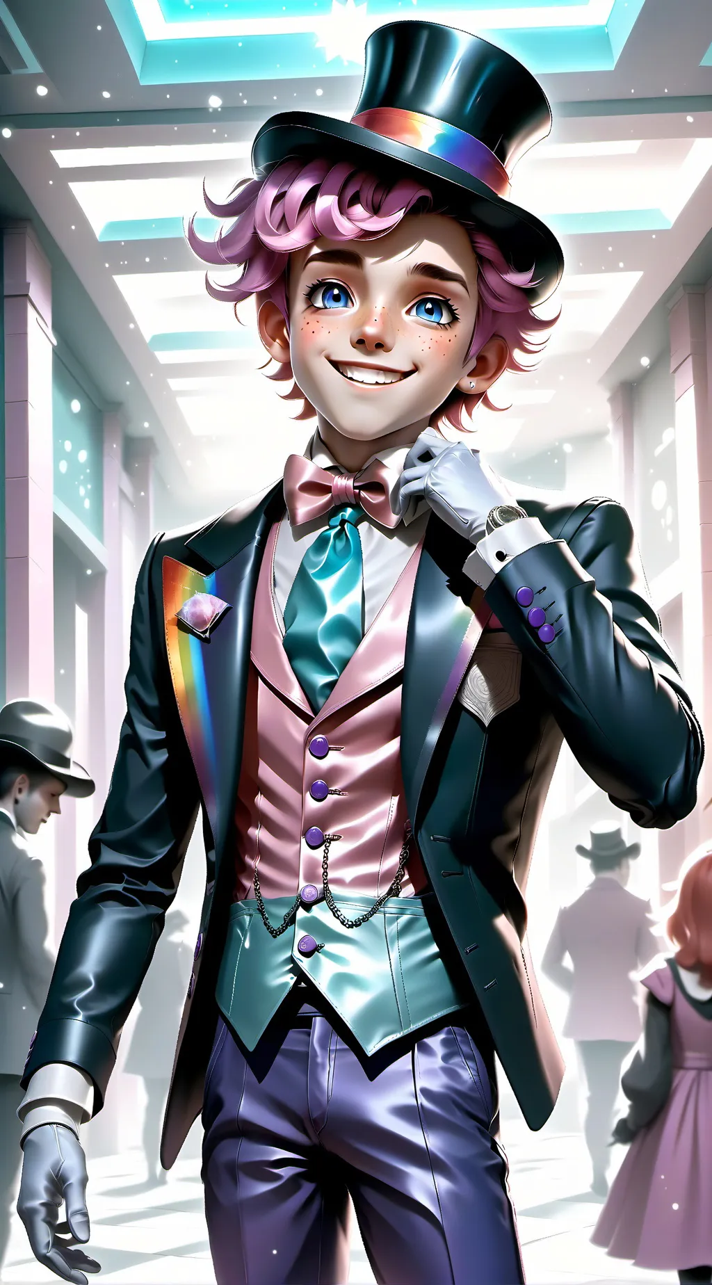 ai character: Teddy O’stara  background