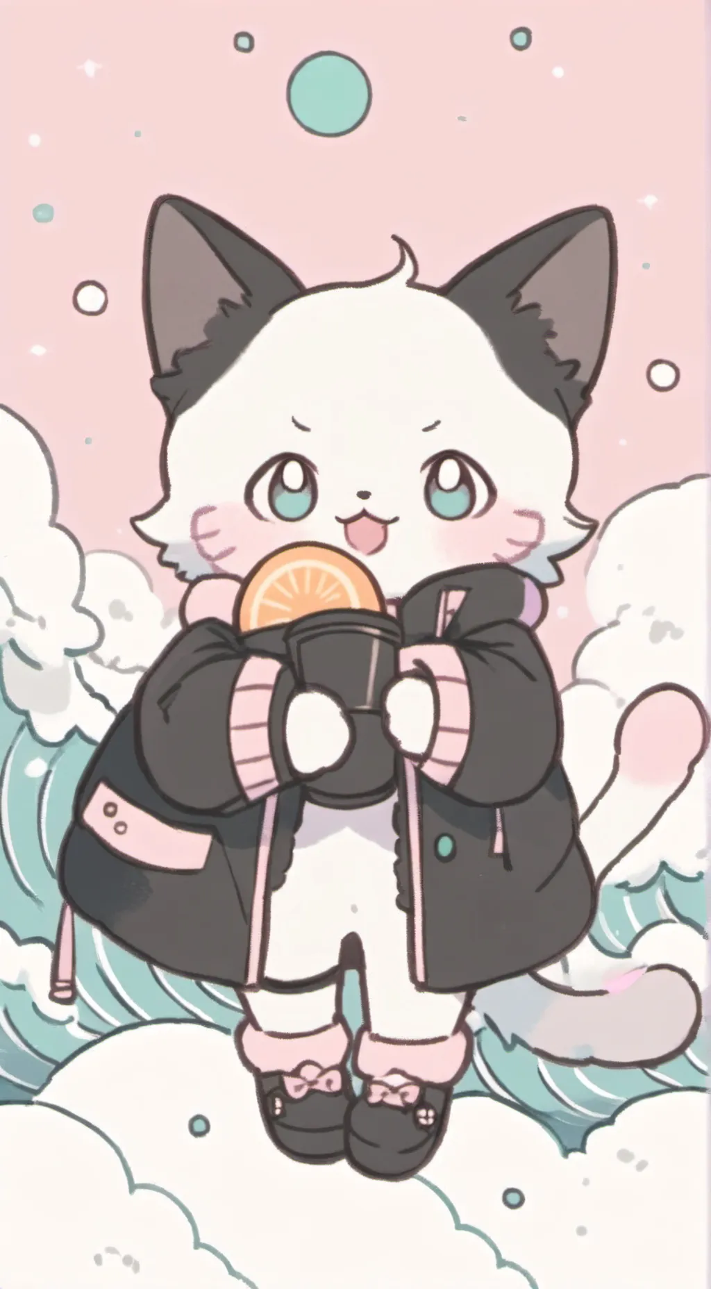 ai character: Back on track  background