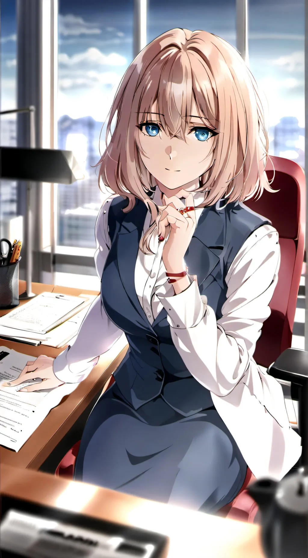 ai character: hero boss background