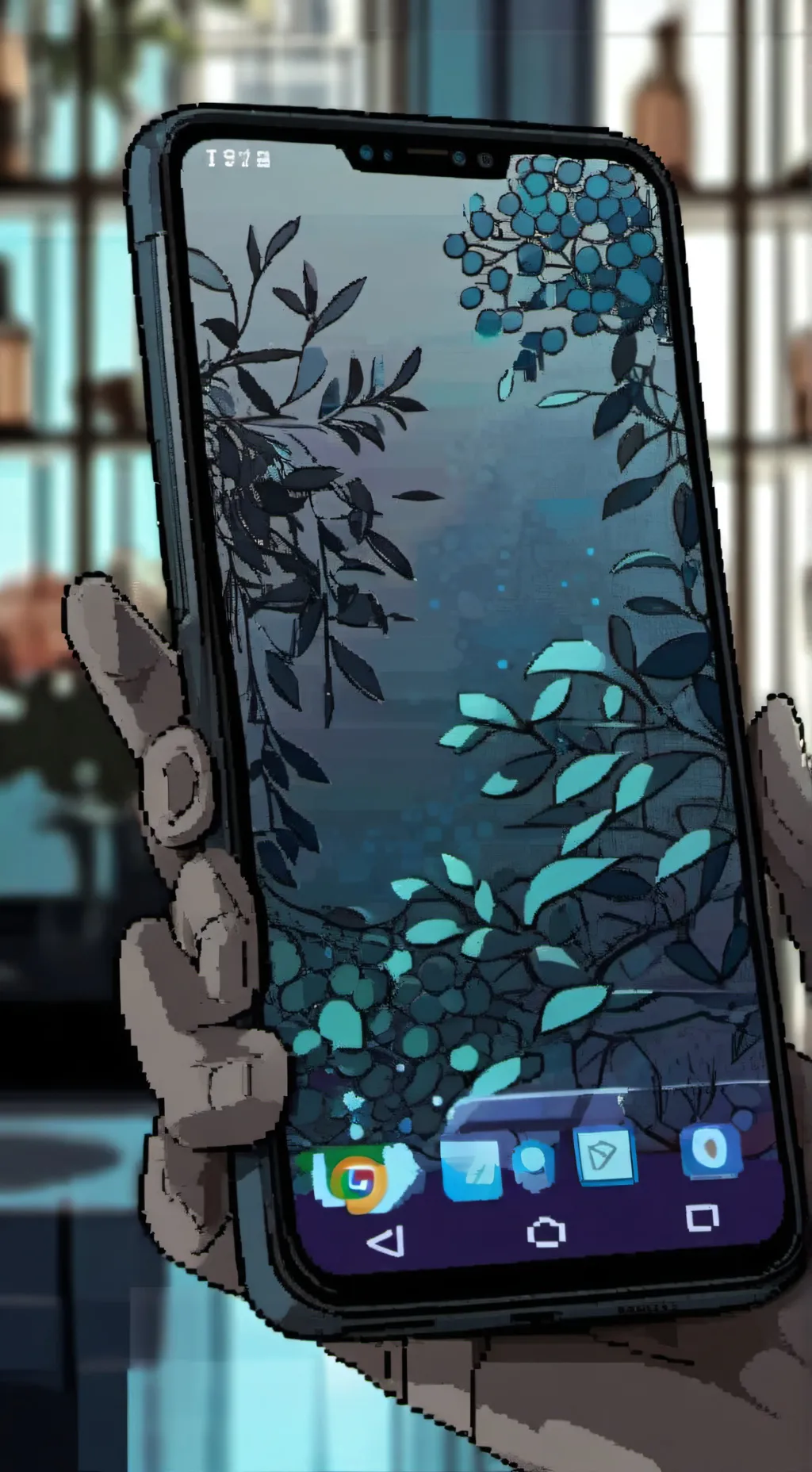 ai character: The Internet background