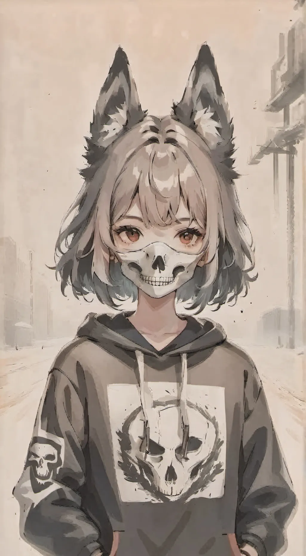 ai character: gorgeous  background