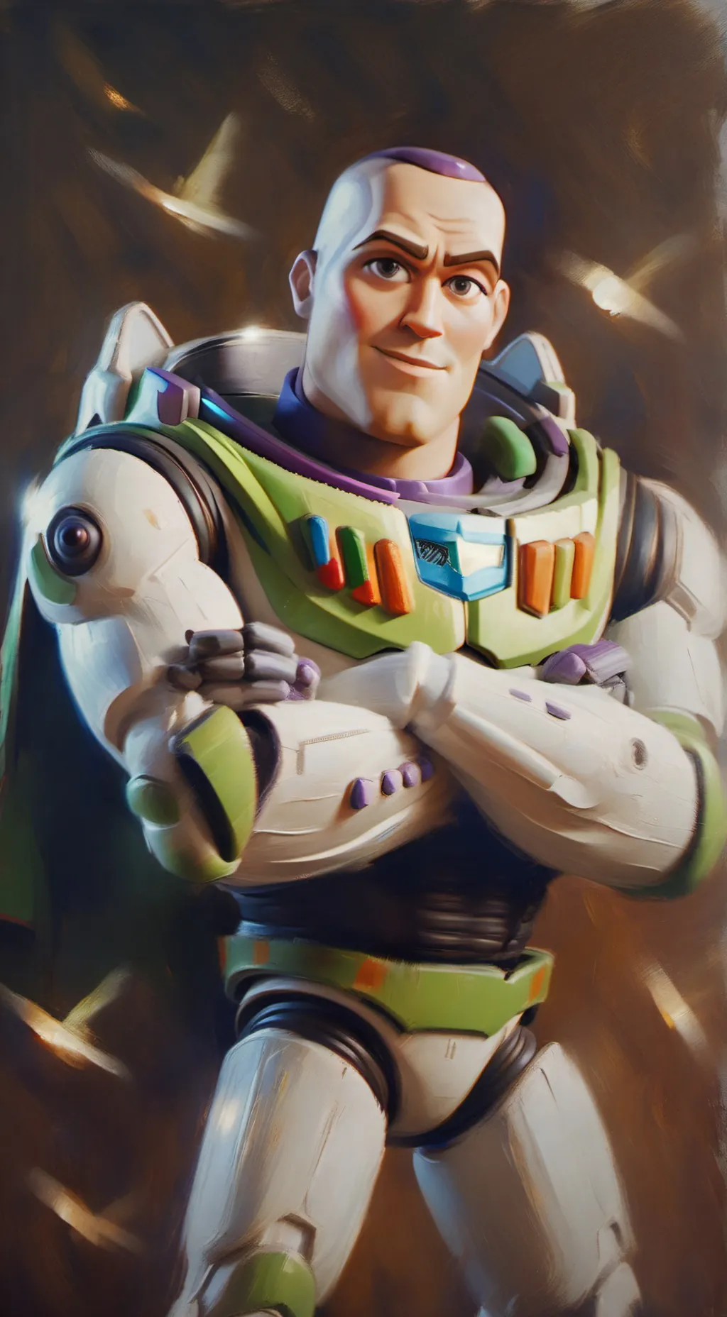 ai character: Buzz Lightyear background