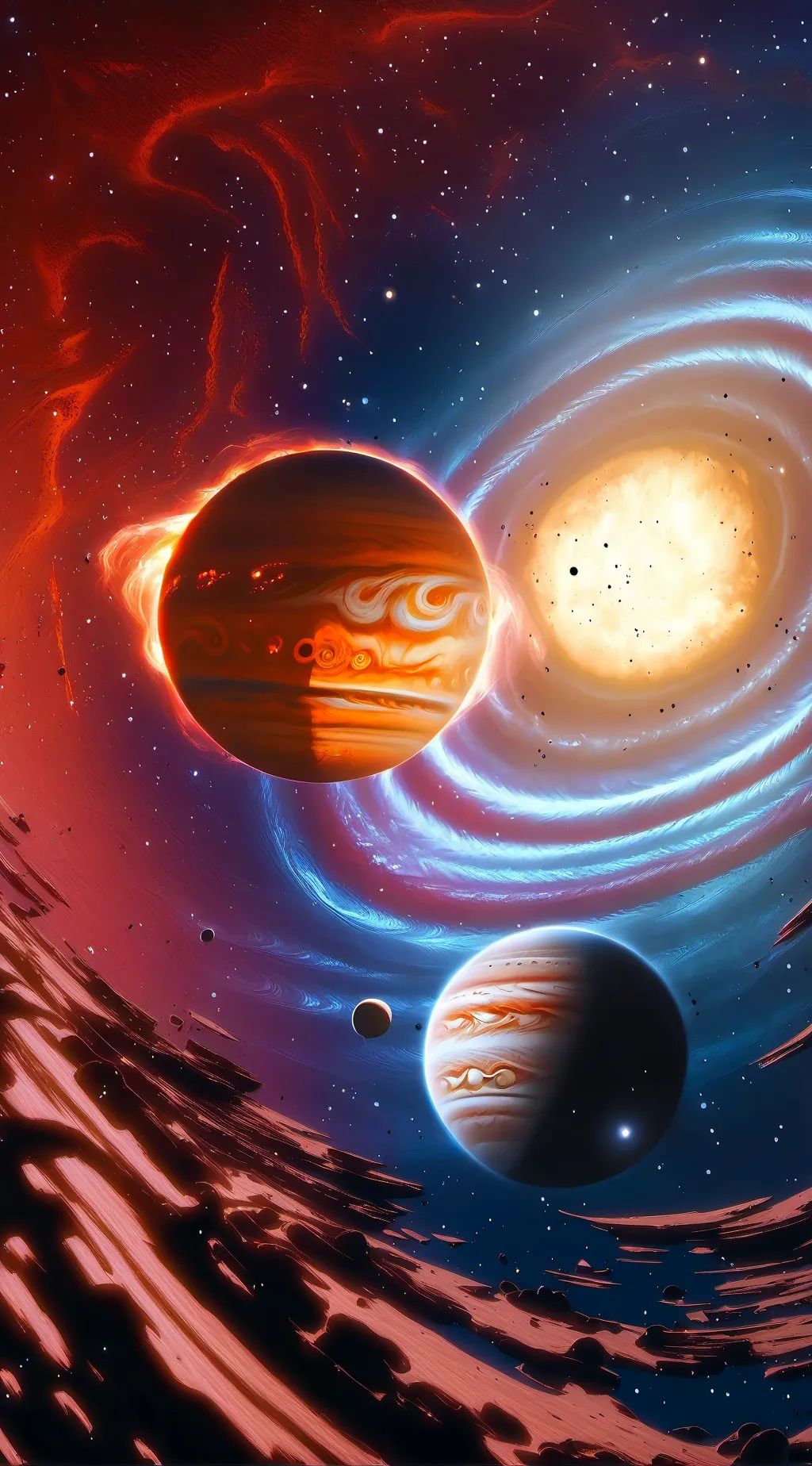 ai character: collision background