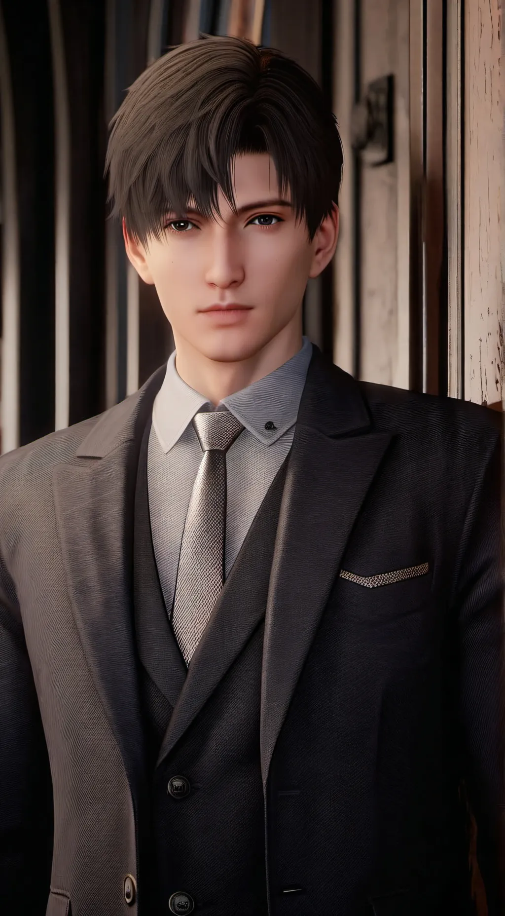 ai character: Leo background