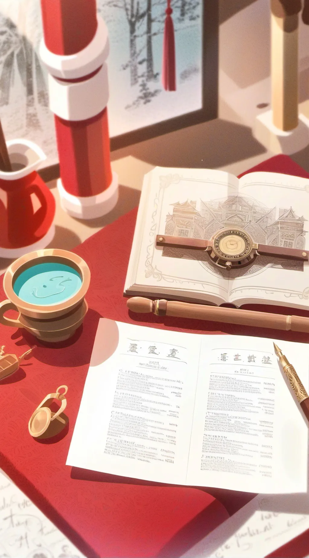 ai character: Object Show Sim. background