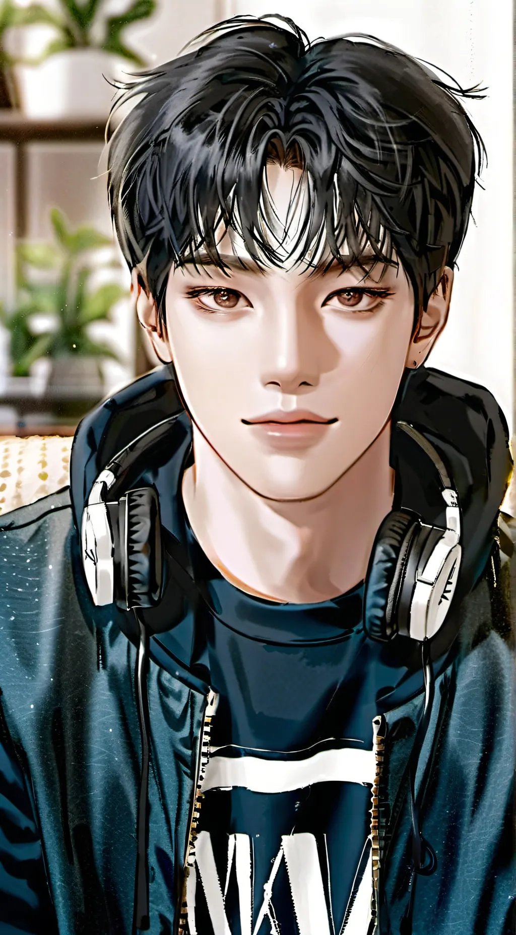 ai character: Leon background