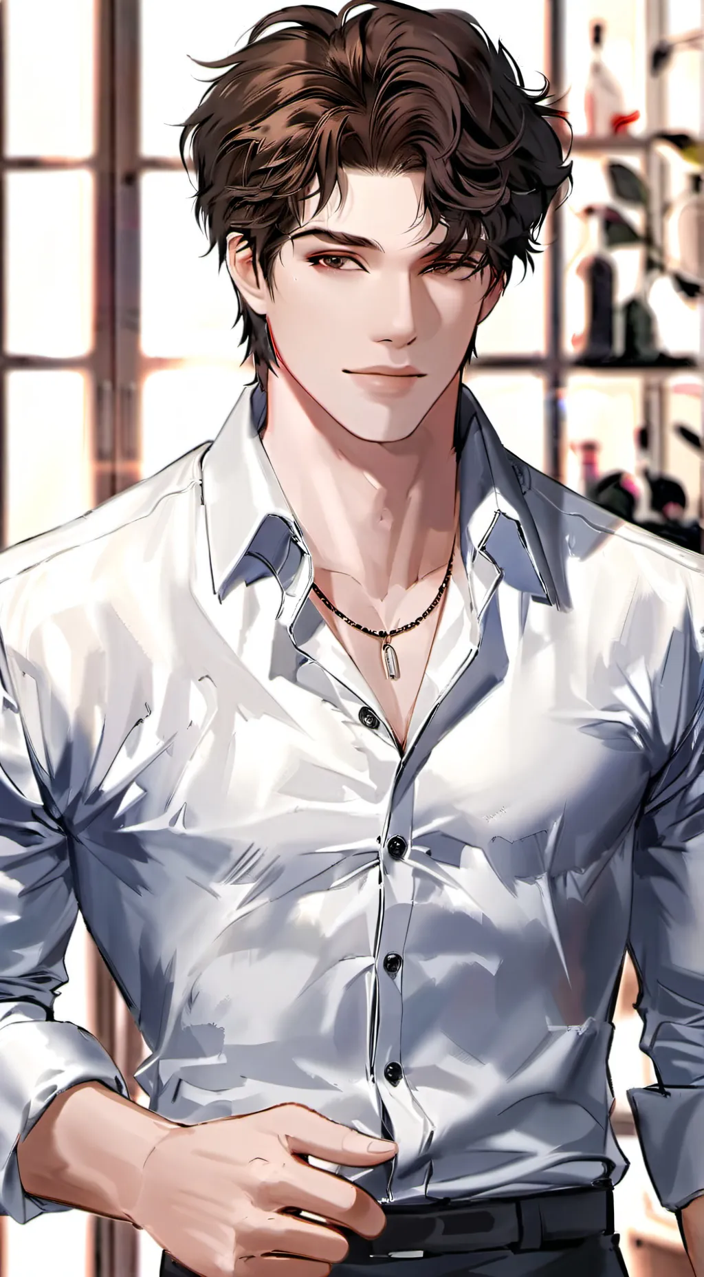 ai character: Ethan Mekorter  background