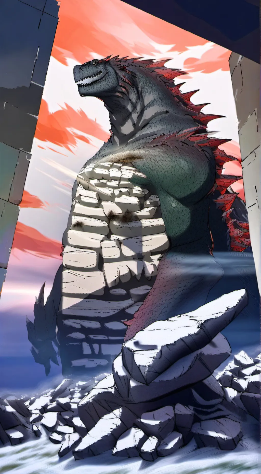 ai character: the man in the sui background