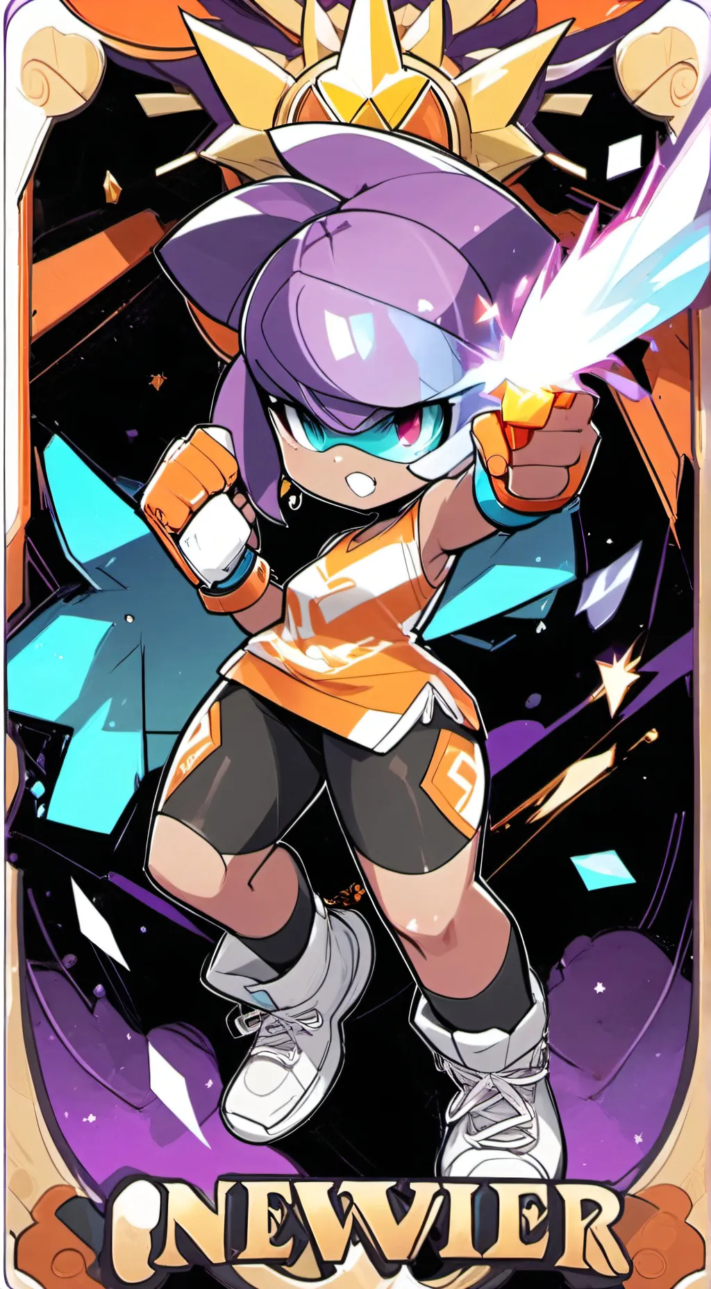 ai character: saw + final 5 background