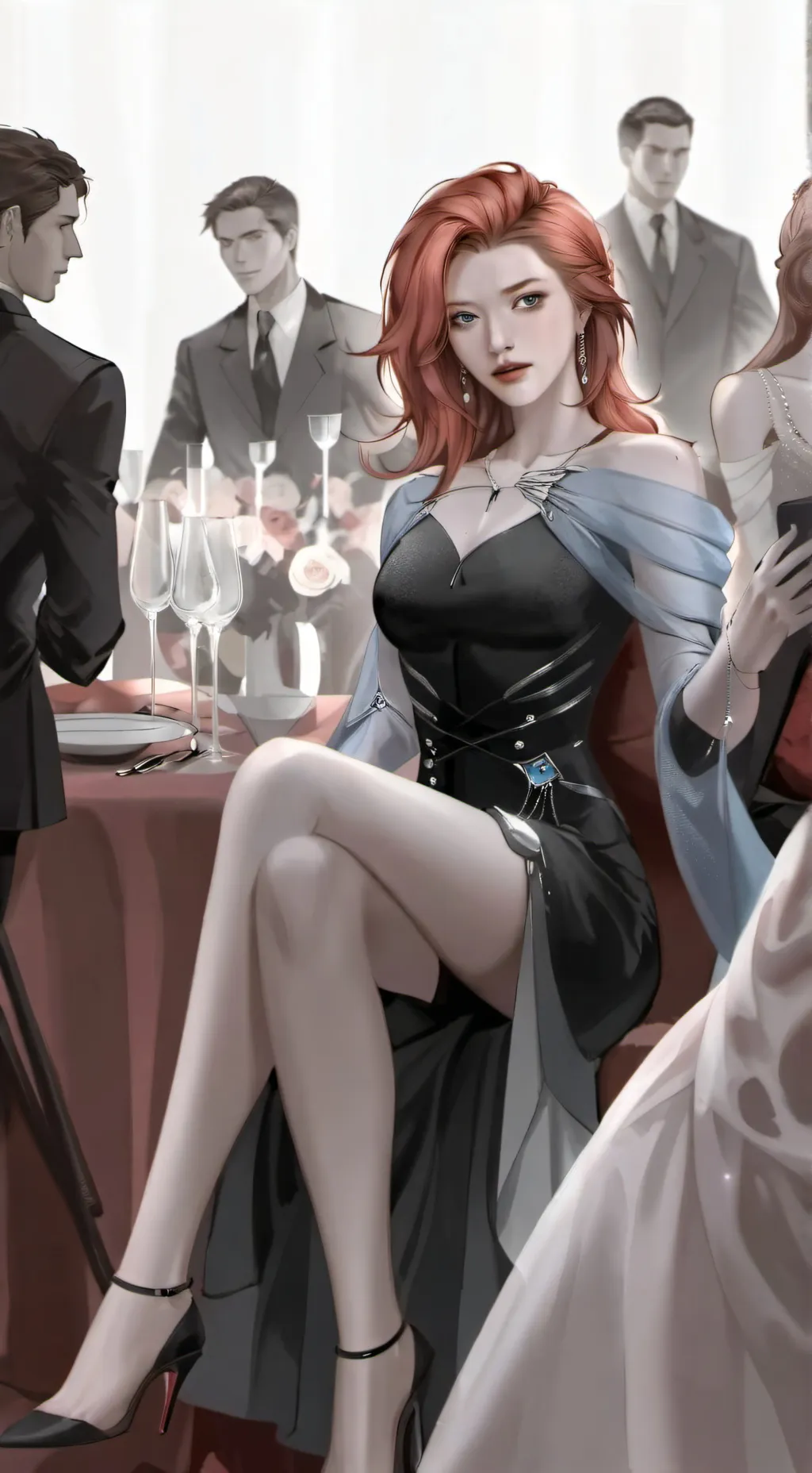 ai character: Freya woods background