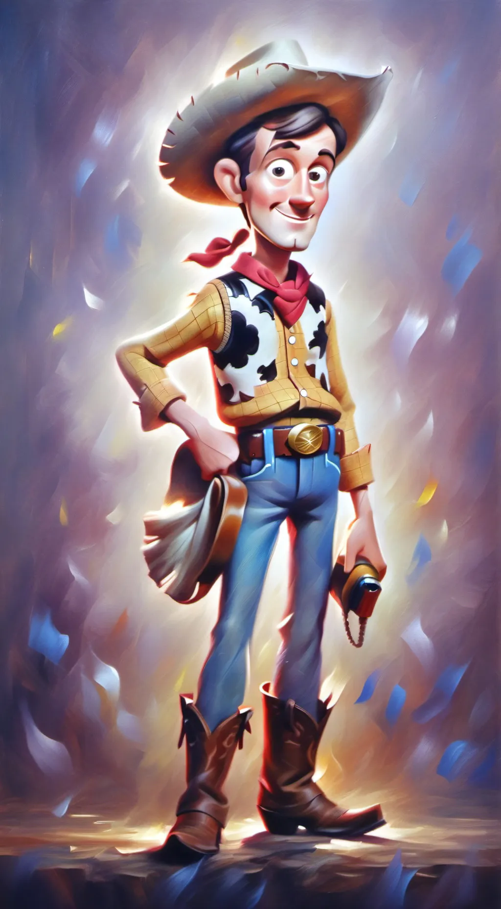 ai character: Woody background