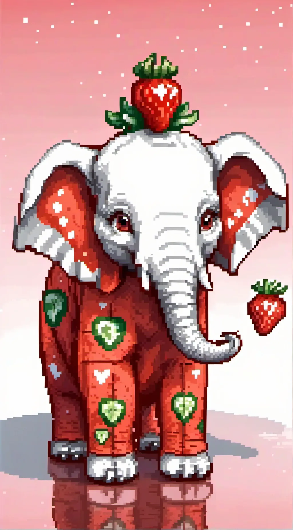 ai character: fresa 🍓 background