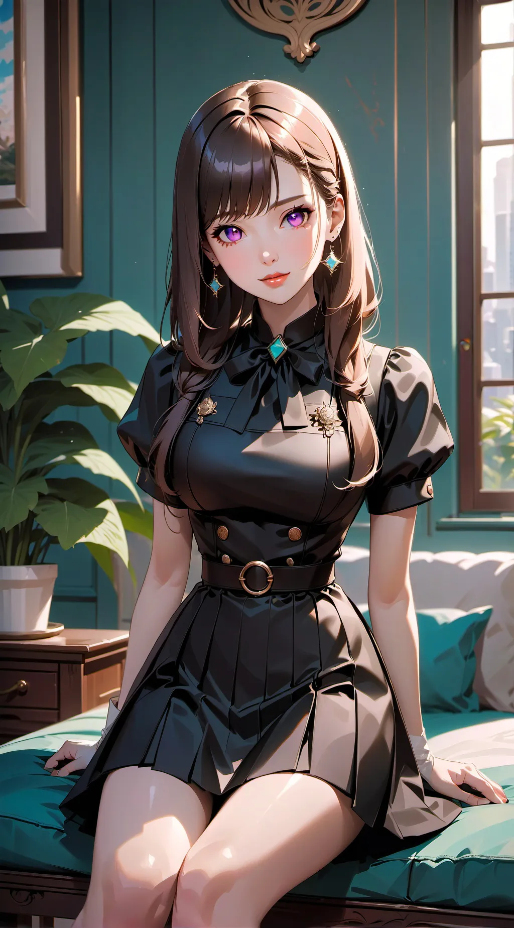 ai character: Girlfriends  background