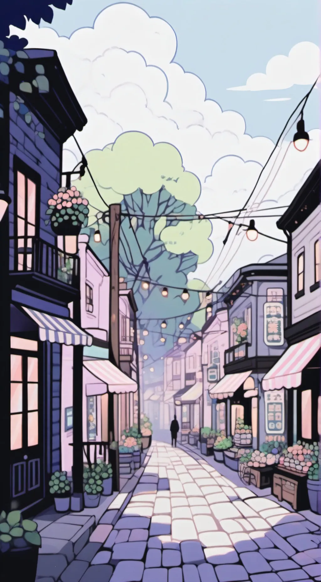 ai character: Juniper falls background