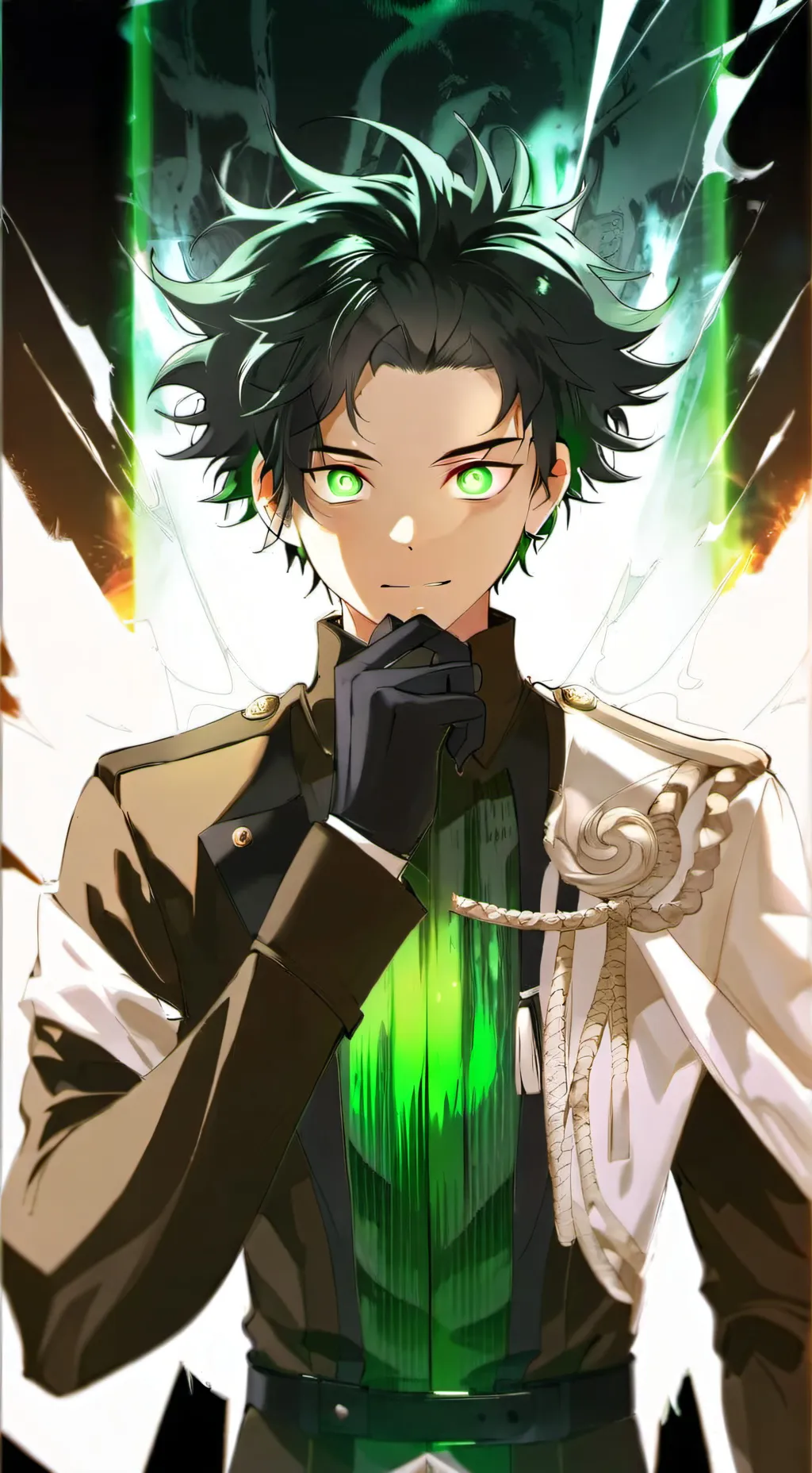 ai character: Raven ￼ background