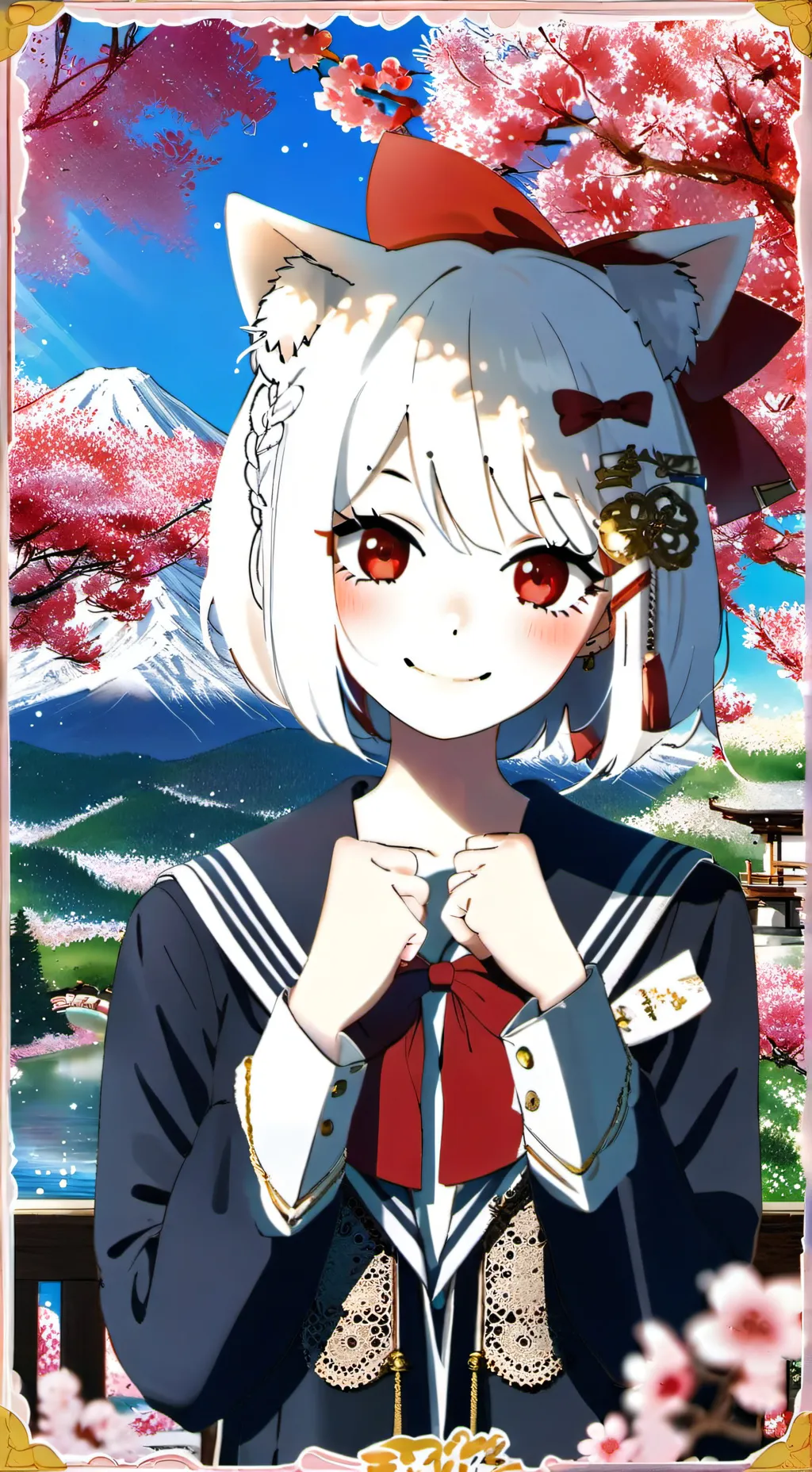 ai character: schoolmate sora background