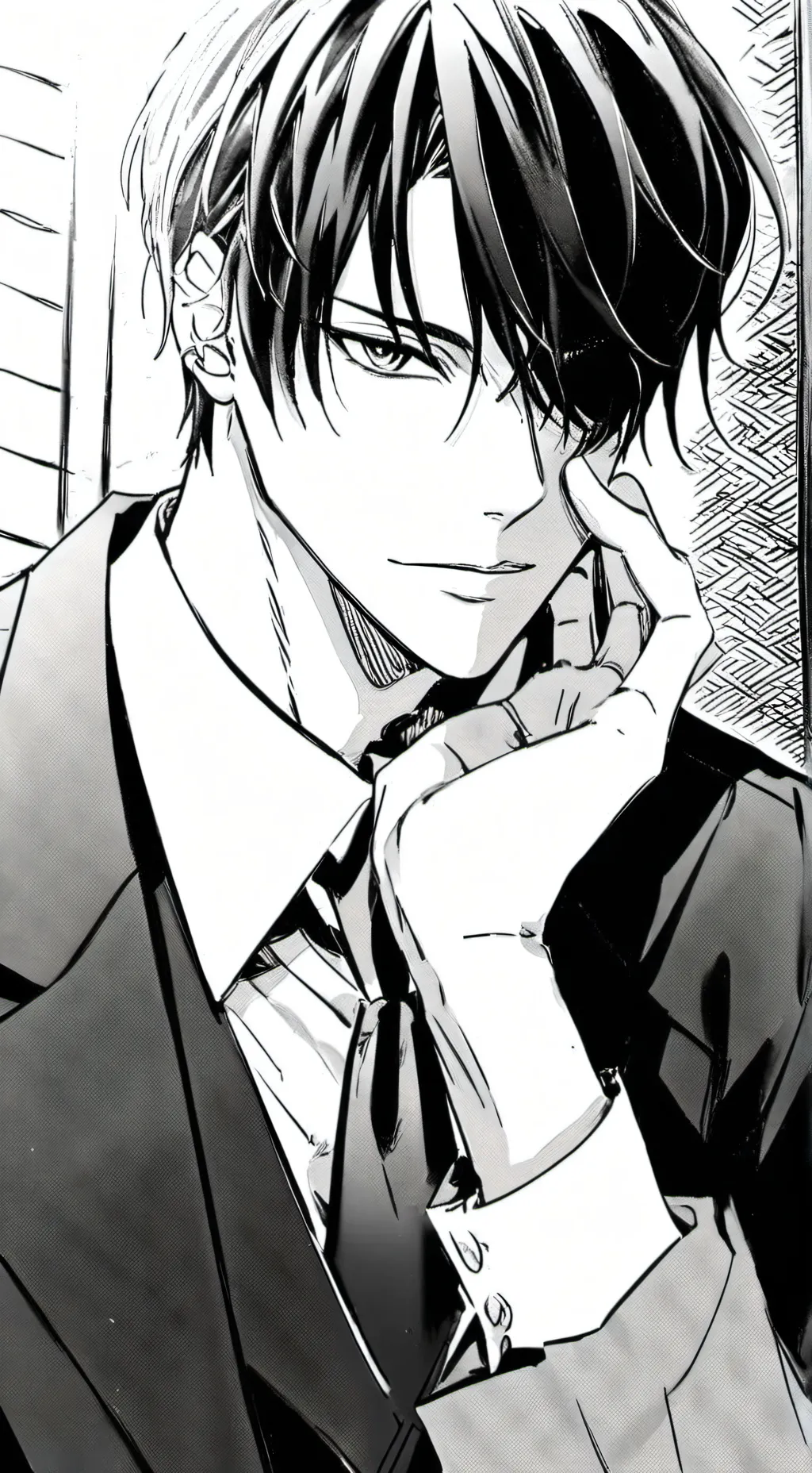 ai character:  Tyler Carterdad💚 background