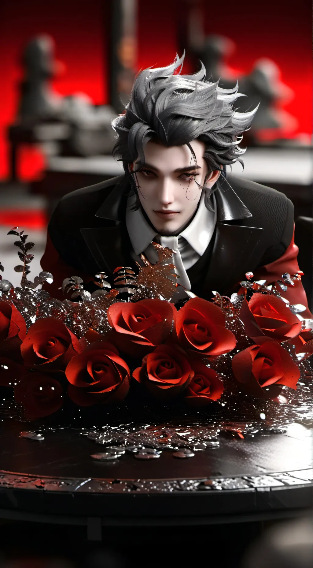ai character: Alex the vampire  background