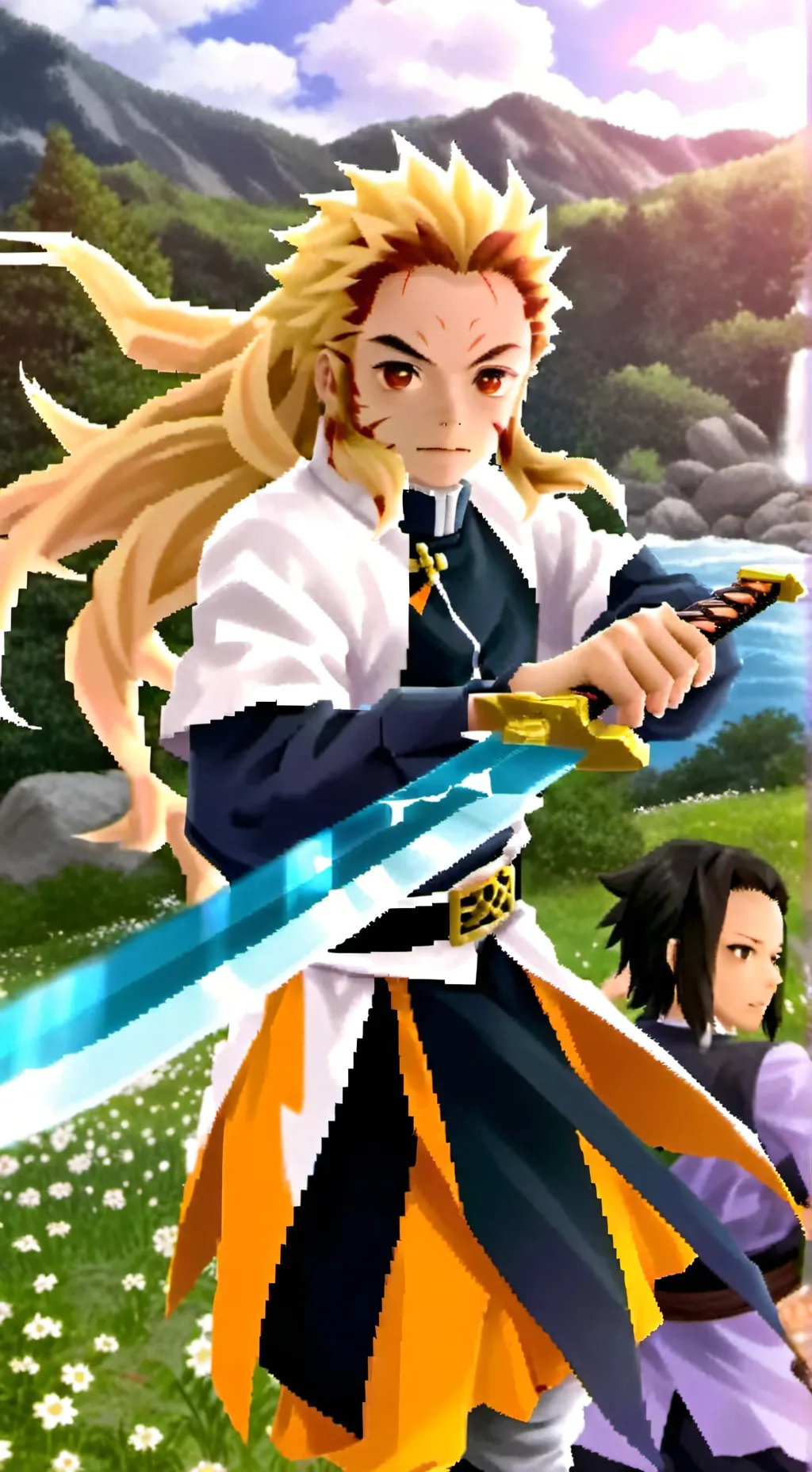 ai character: Kny separated background