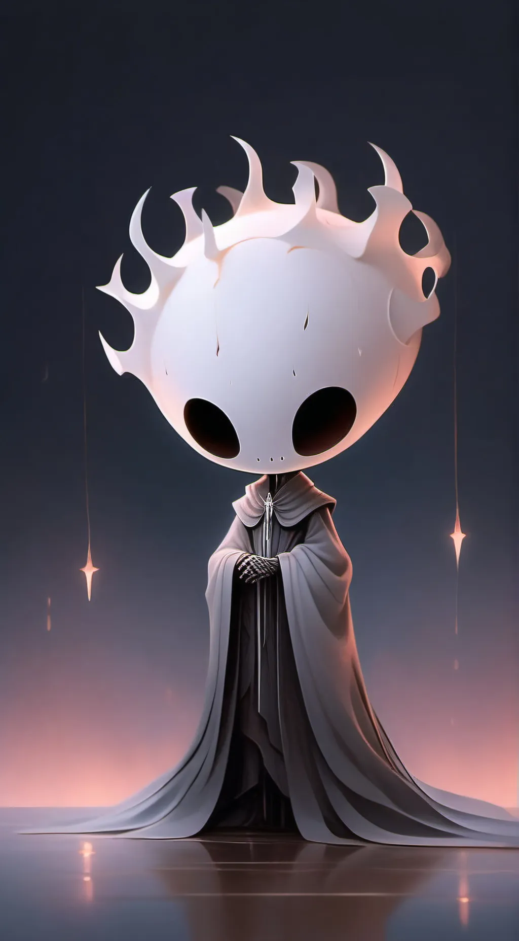 ai character: plaeking background