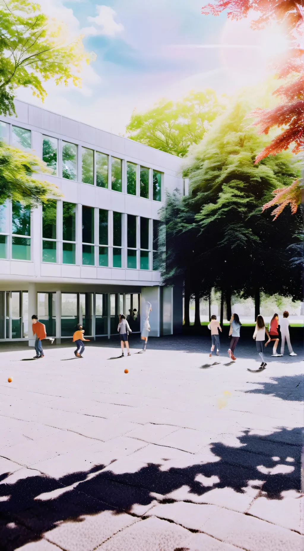 ai character: School background