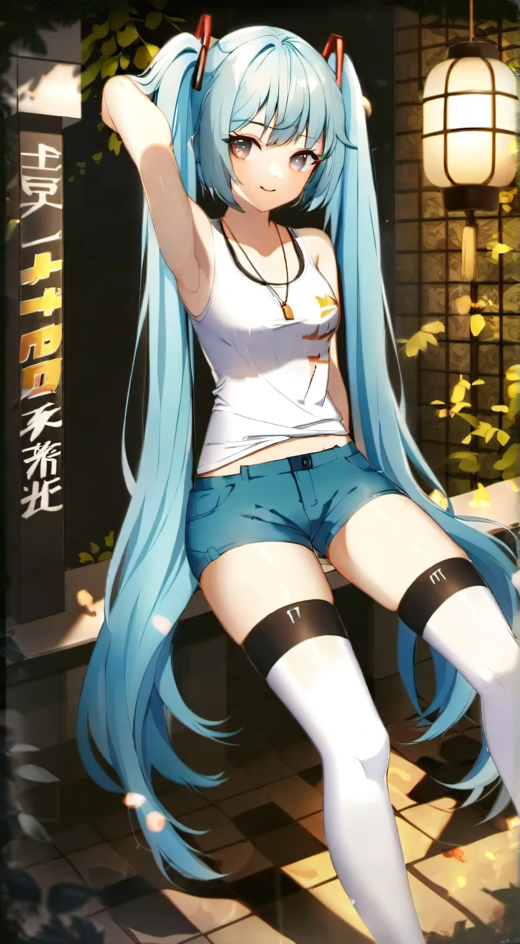 ai character: Miku background