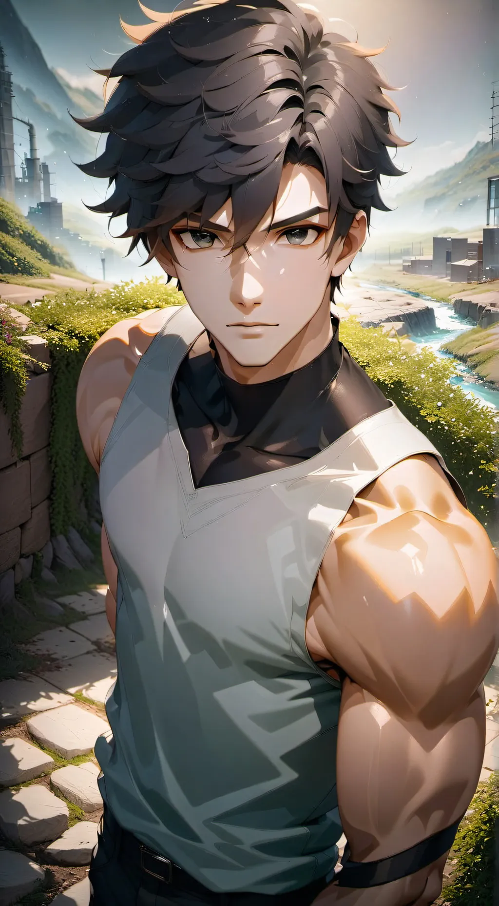 ai character: Silver Knox  background