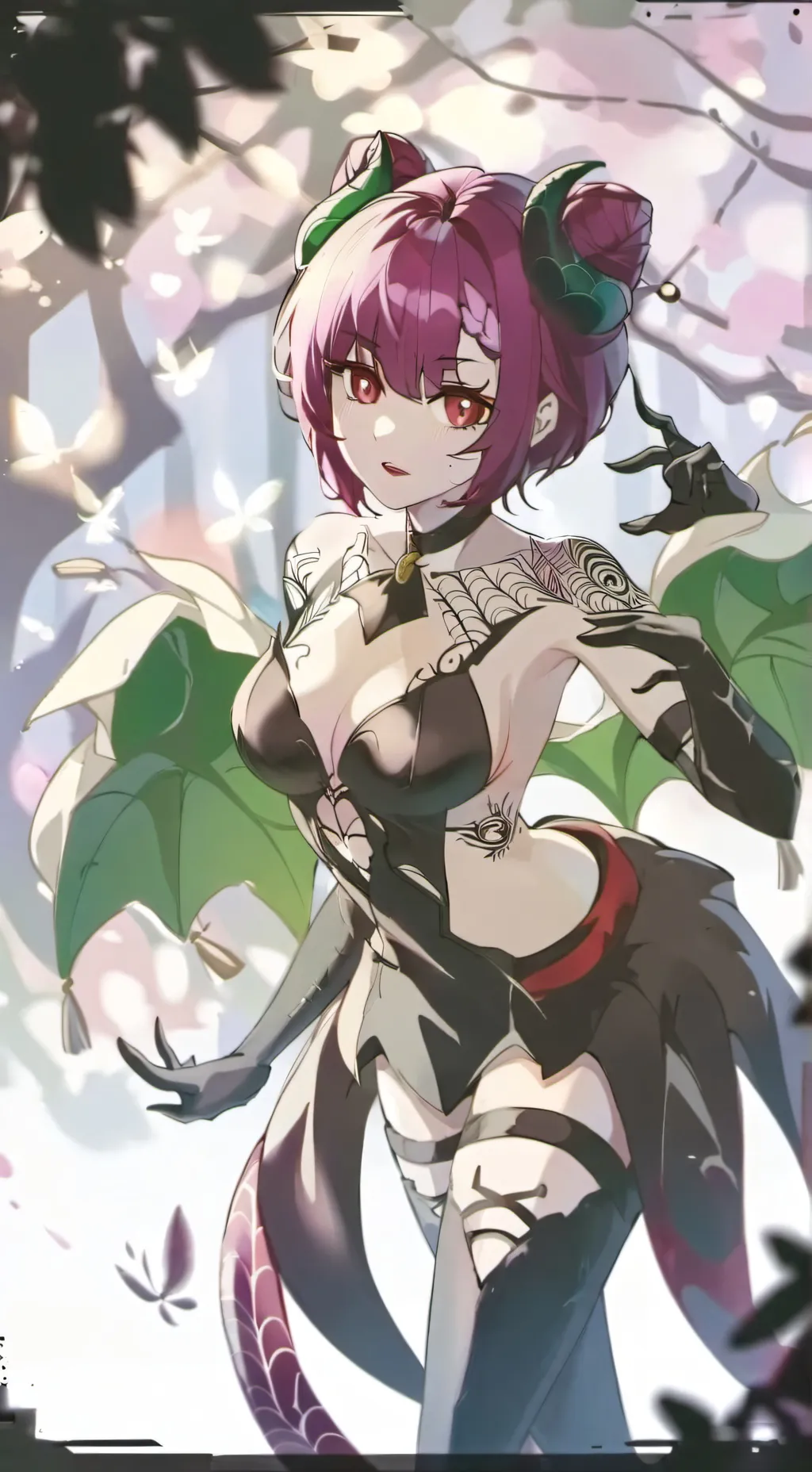 ai character: Spider Succubus background