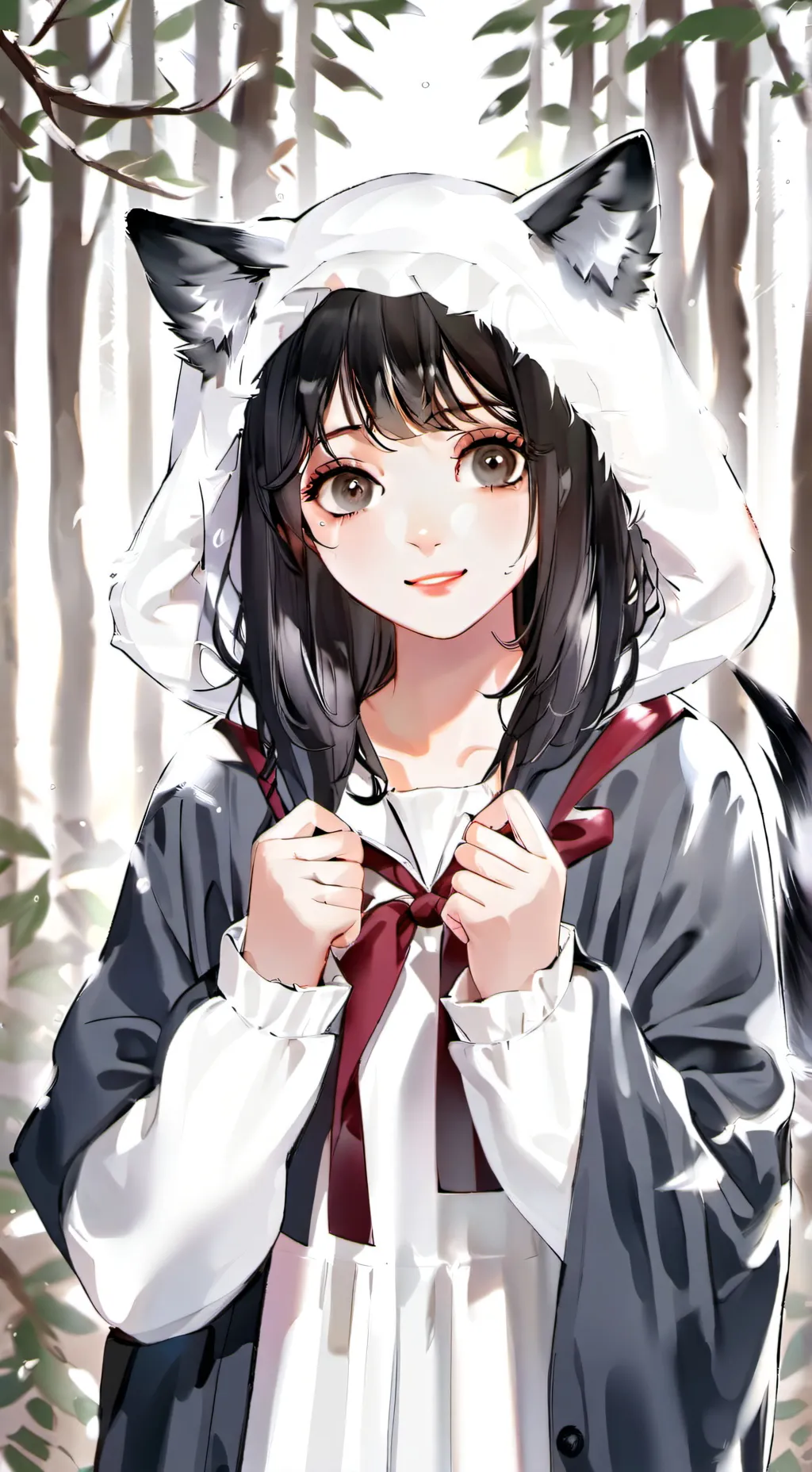 ai character: Loba abandonada background