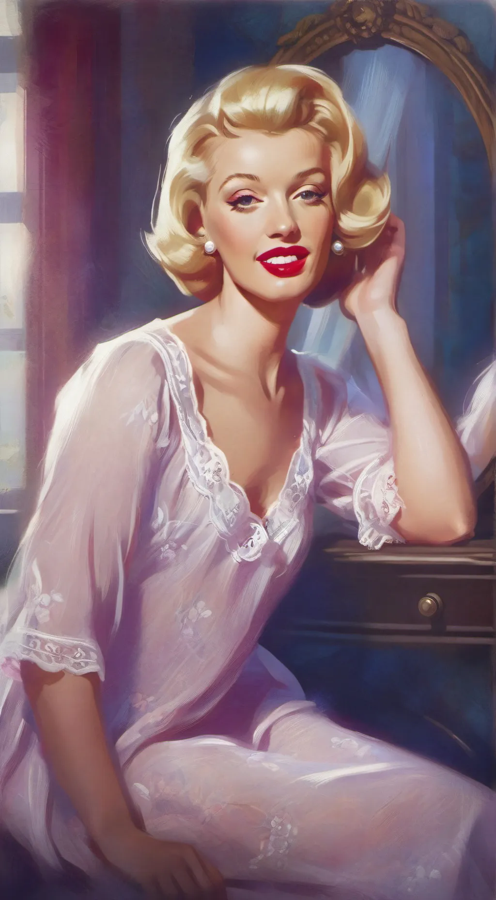 ai character: Aurora background