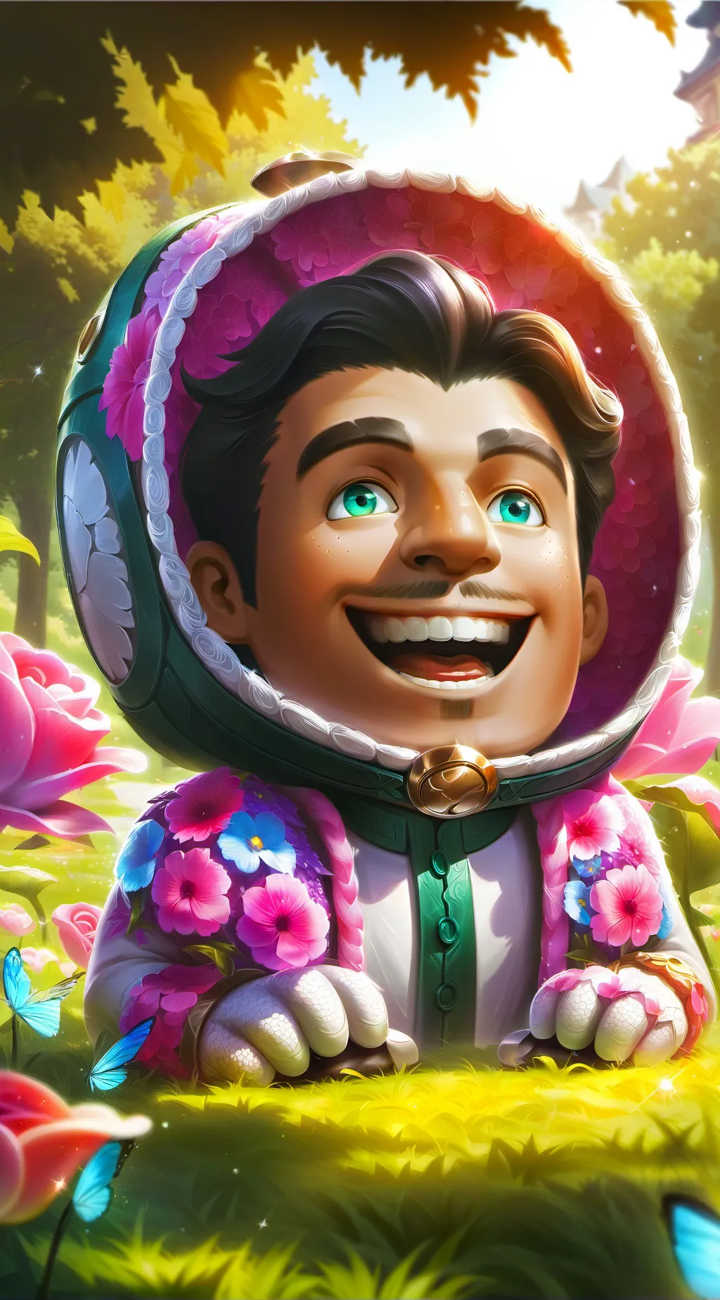 ai character: Normal background