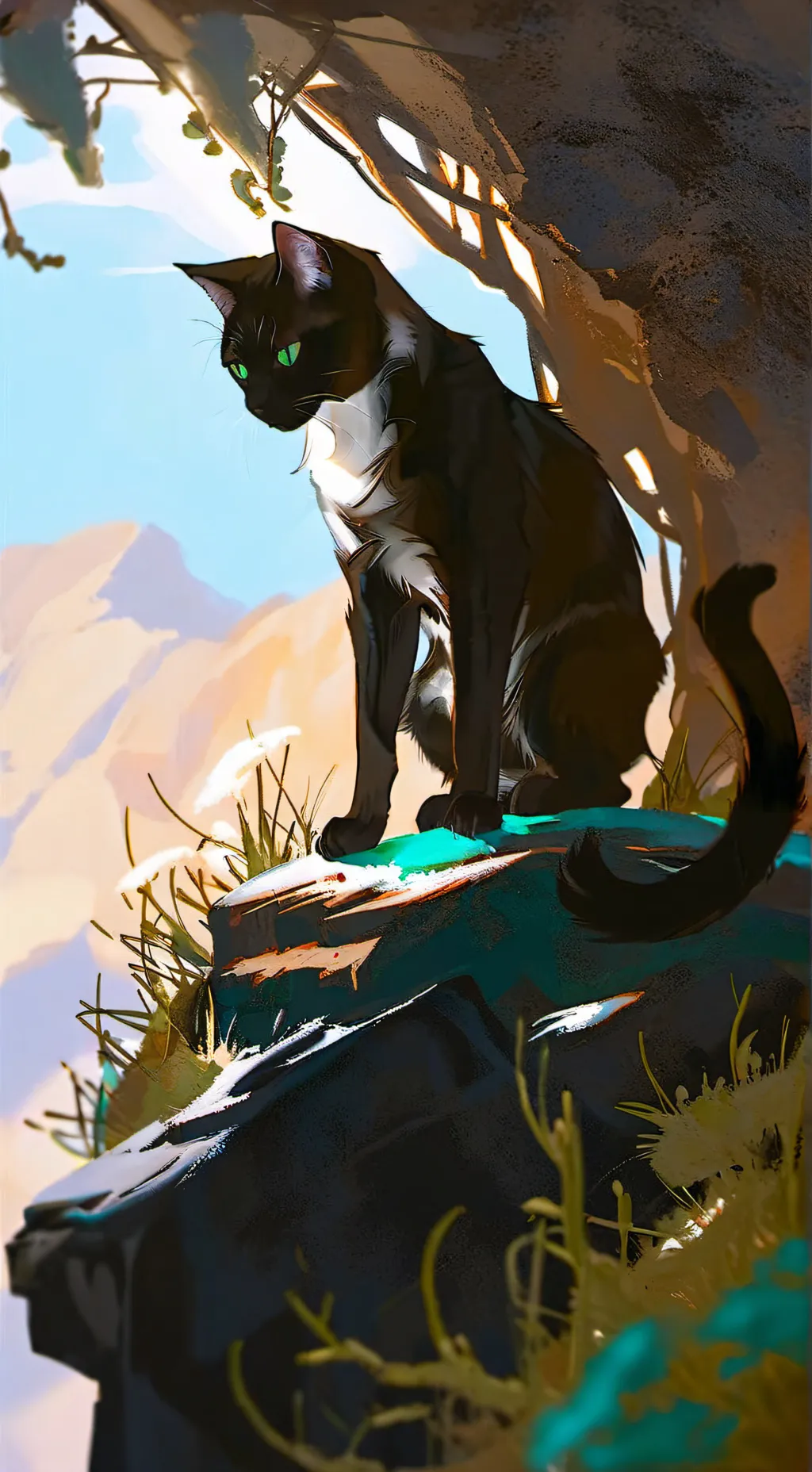 ai character: Спрунки background