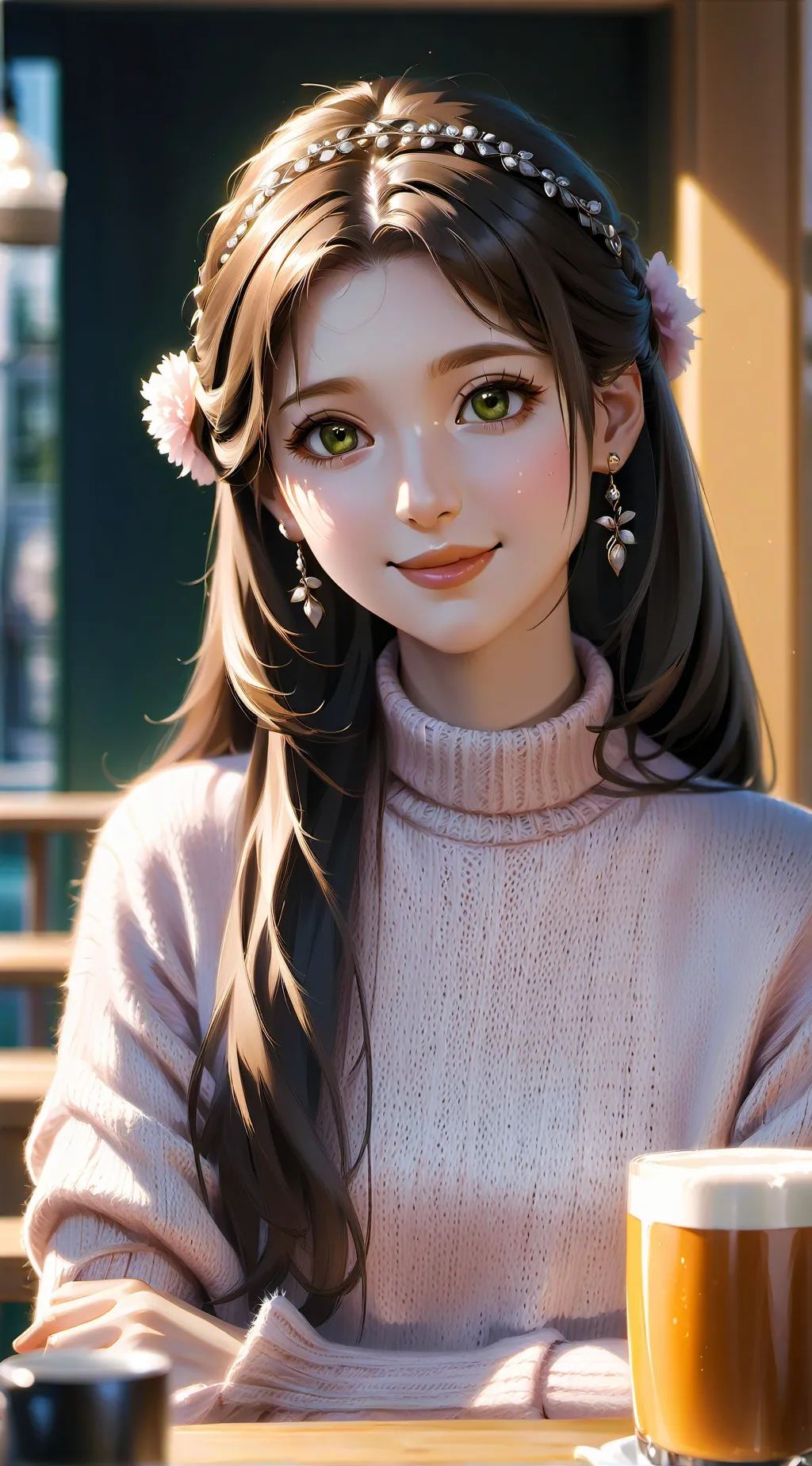 ai character: harmony background