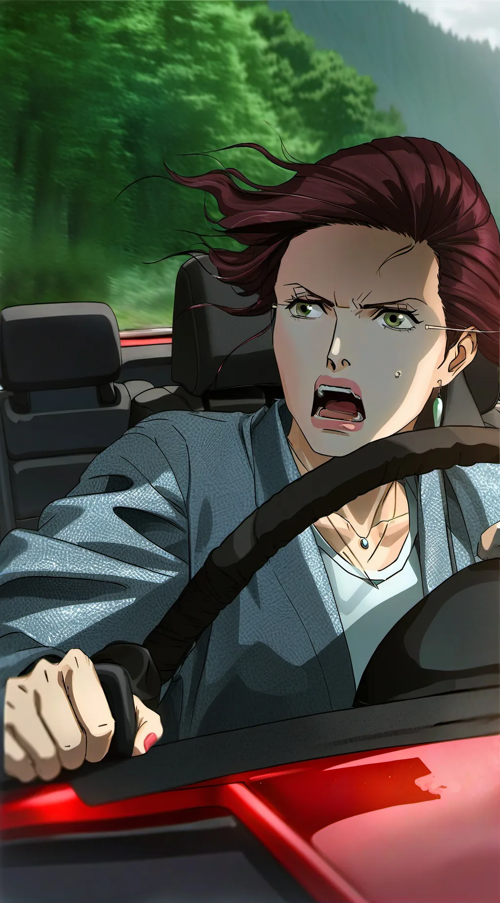 ai character: GO TO SCHOOL background