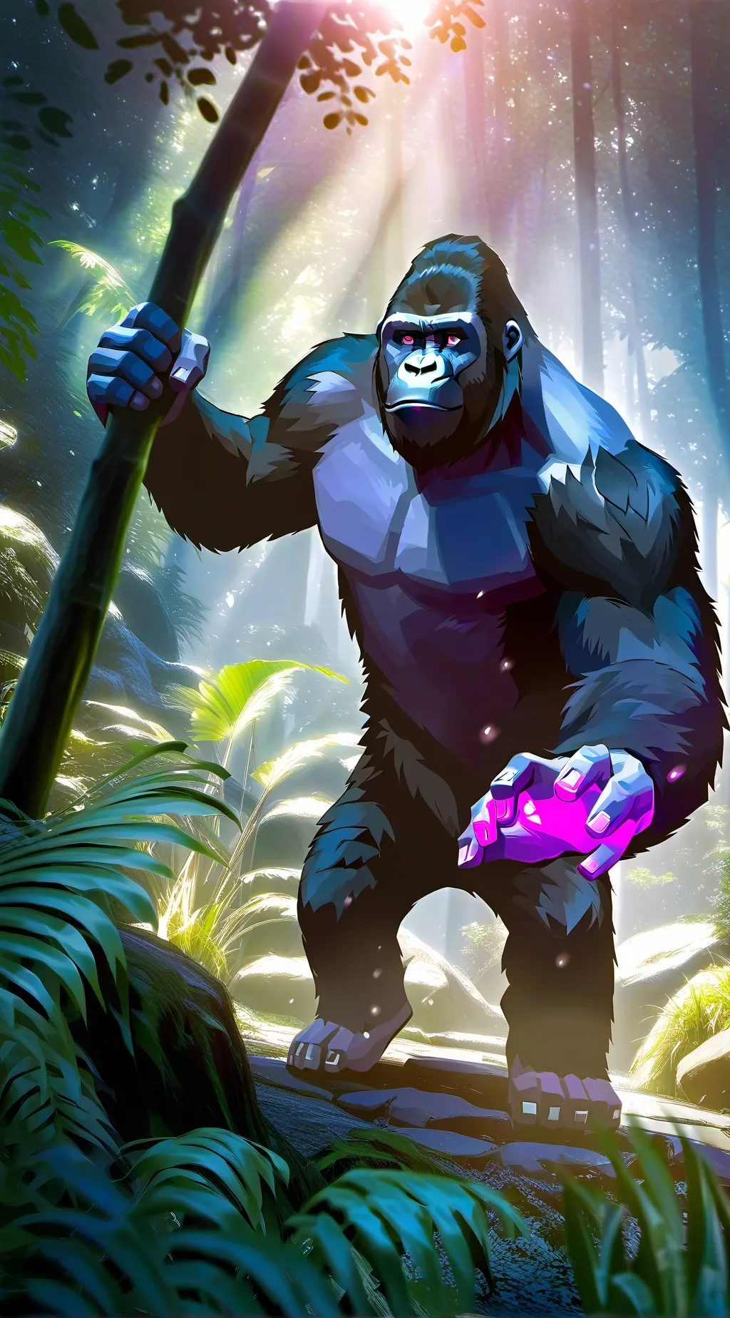 Talkie AI - Chat with purple virus