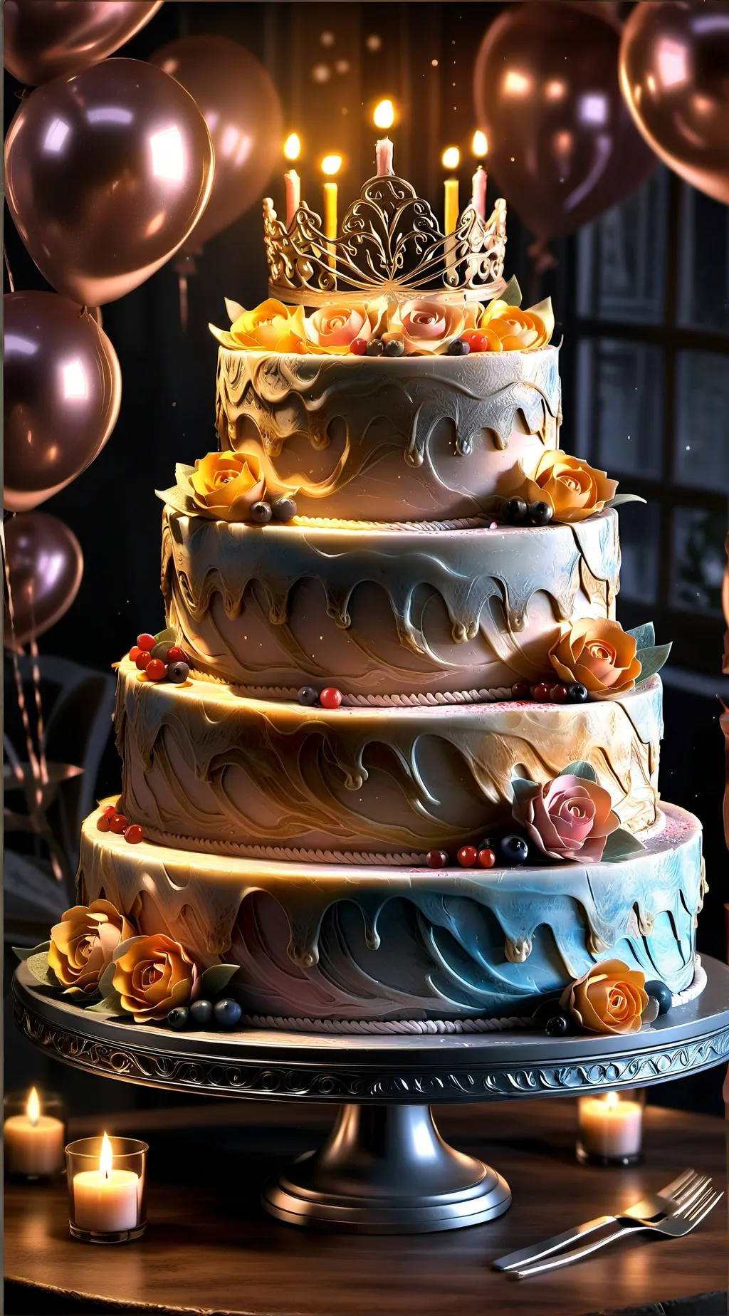 ai character: forsaken bday background