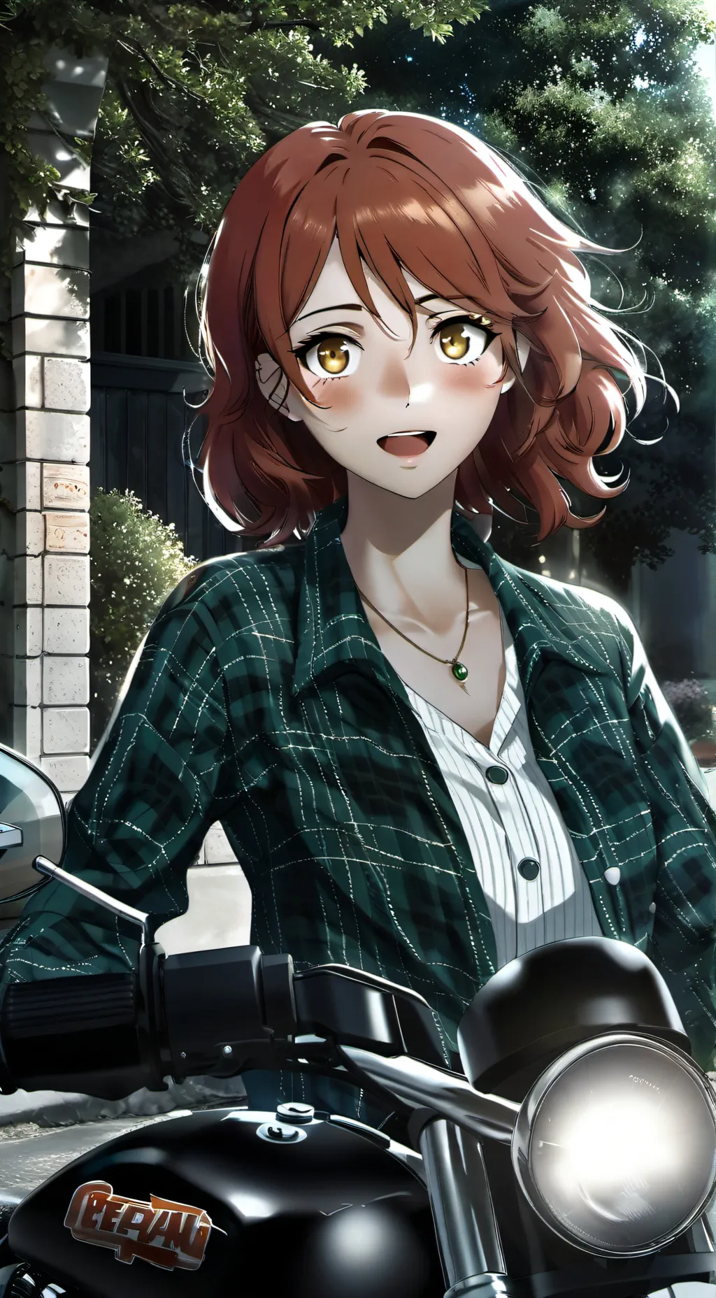 ai character: Rhea  background