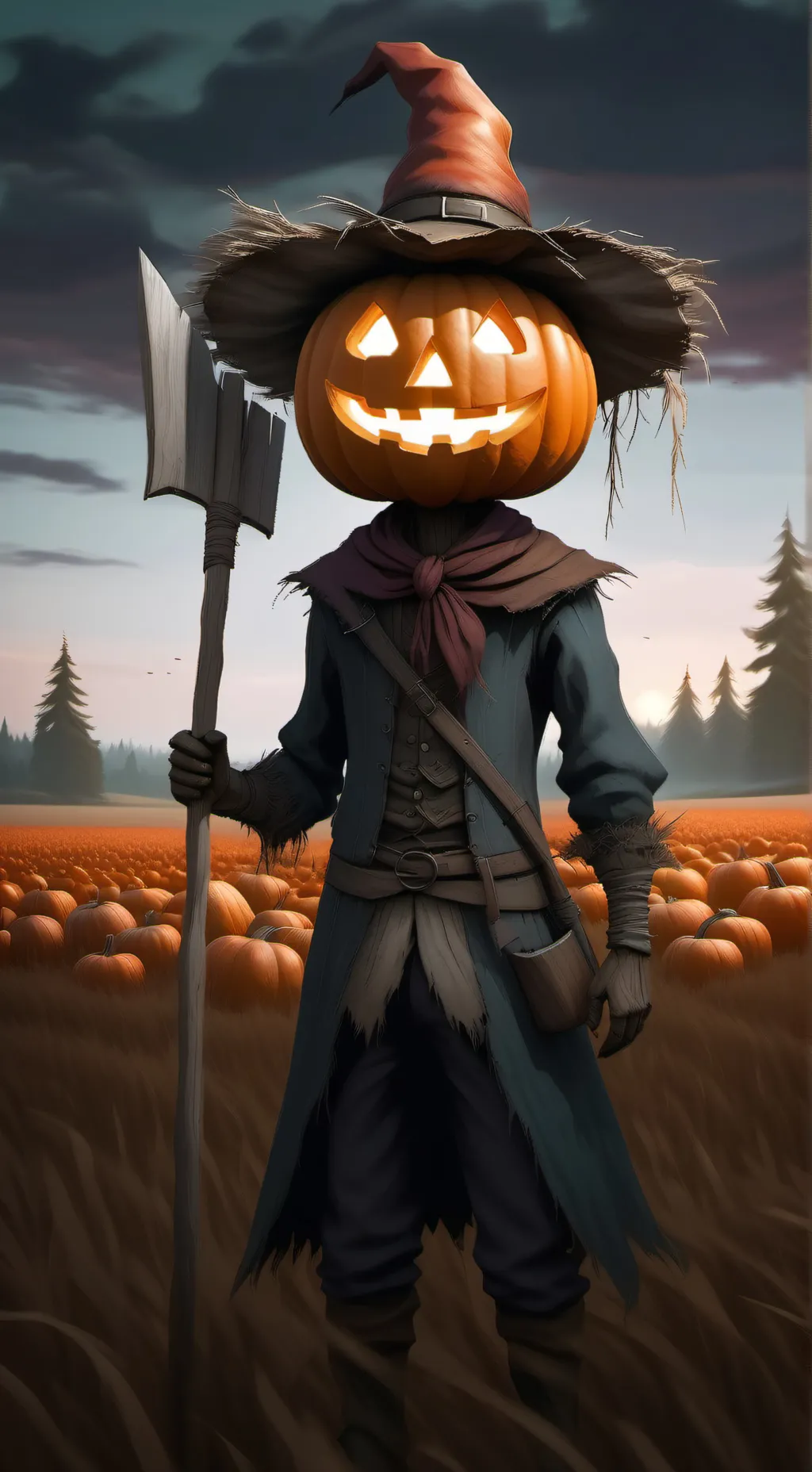 ai character: outdoors background