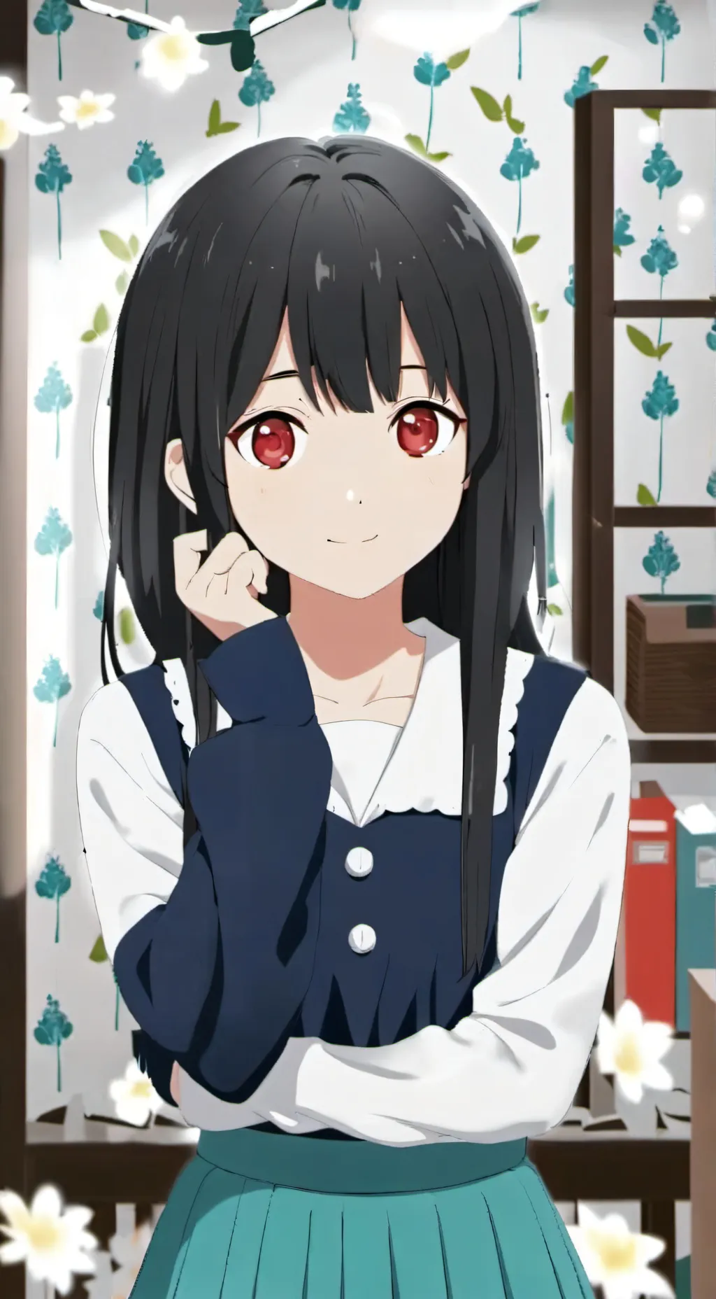 ai character: Emily ￼ background